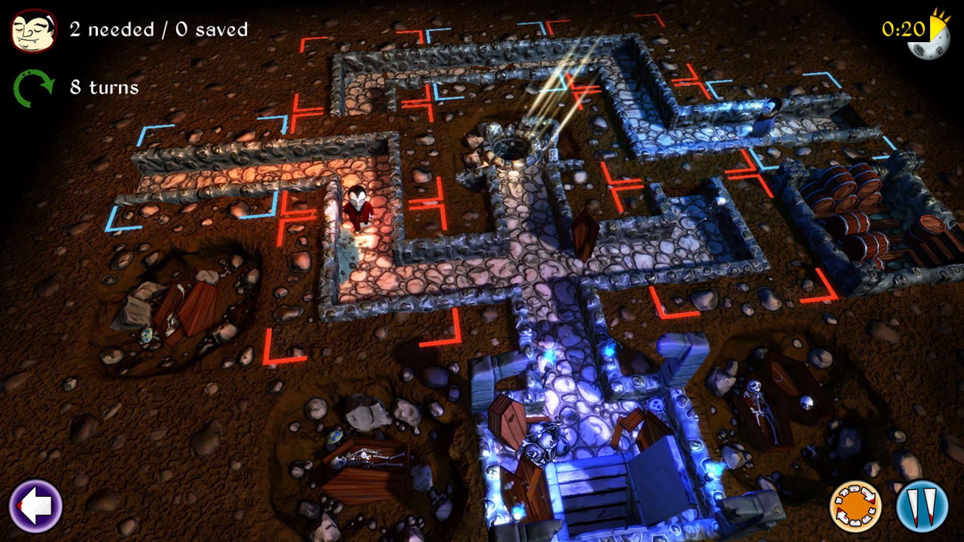 Screenshot for Vampires: Guide Them to Safety!