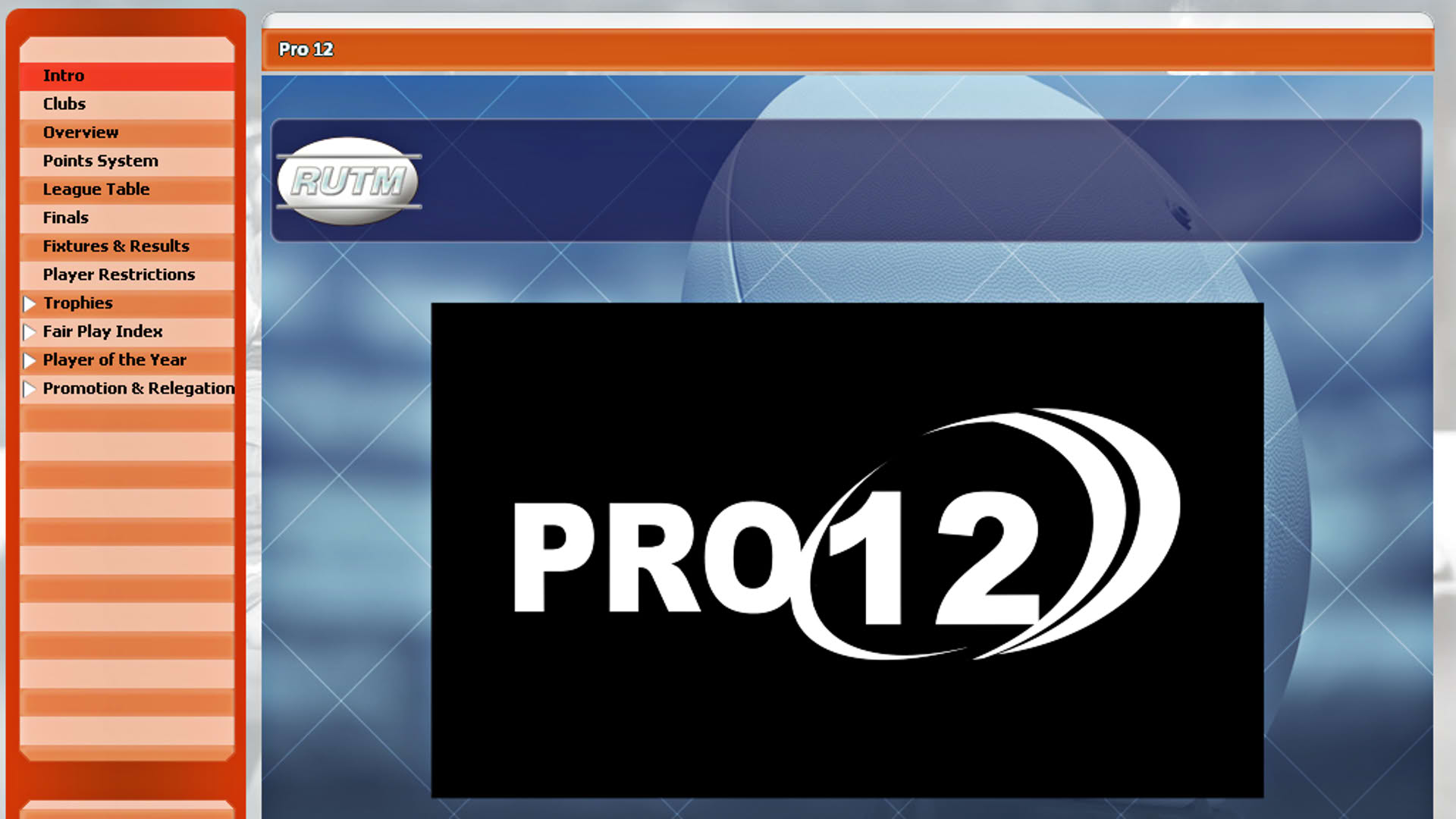 Screenshot for Rugby Union Team Manager 2015