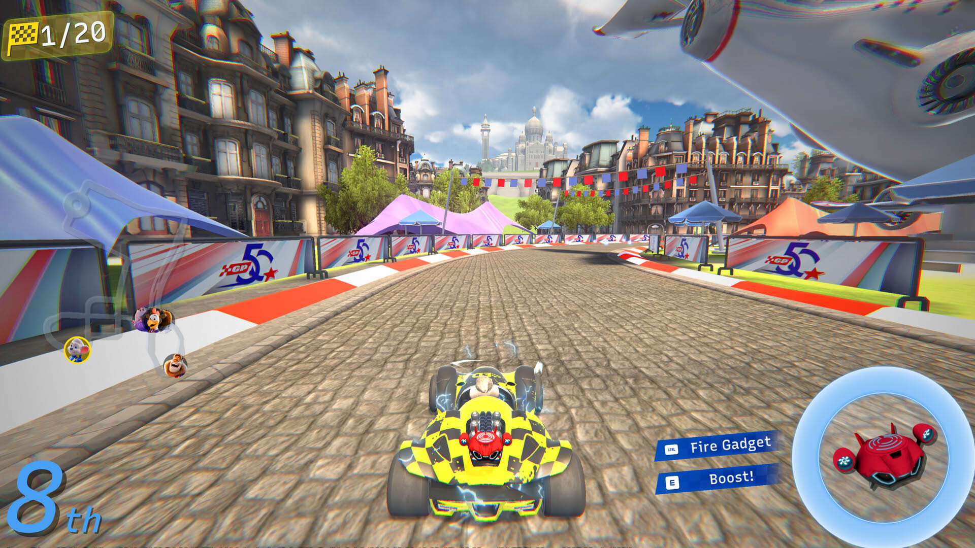 Screenshot for Ed & Edda: Grand Prix – Racing Champions