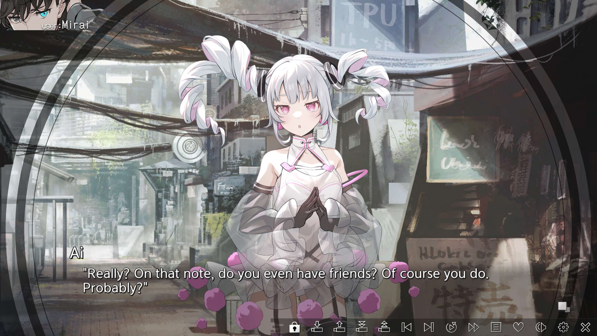 Screenshot for Virtual Girl @ World's End