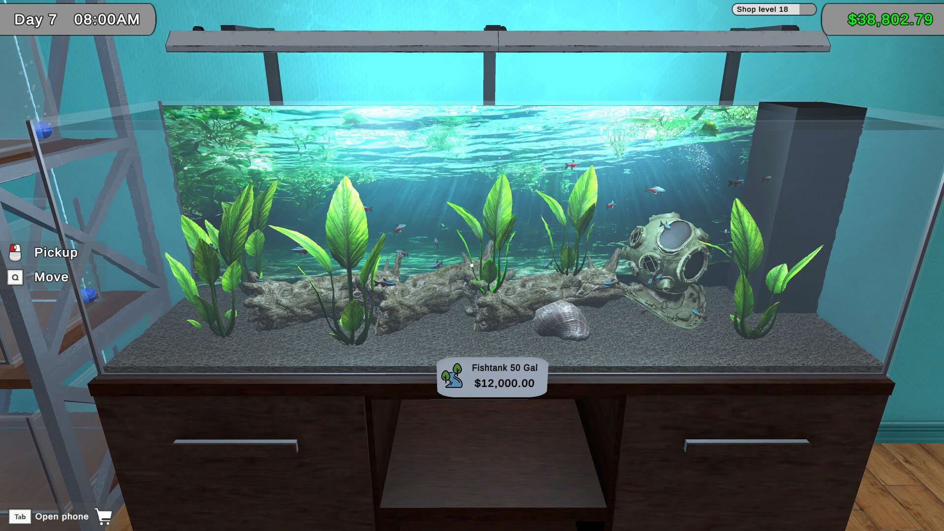 Screenshot for Fish Shop Simulator