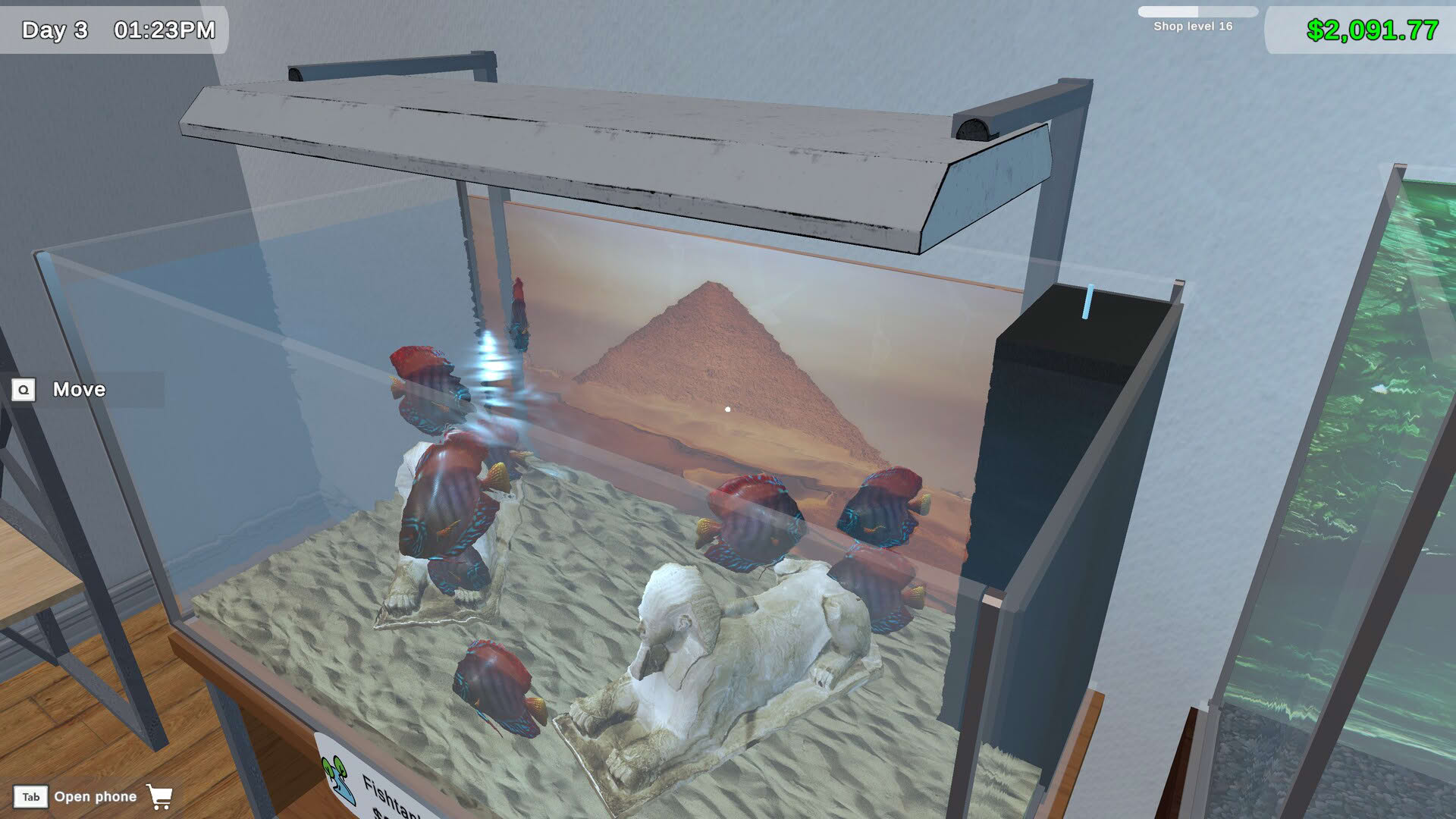 Screenshot for Fish Shop Simulator