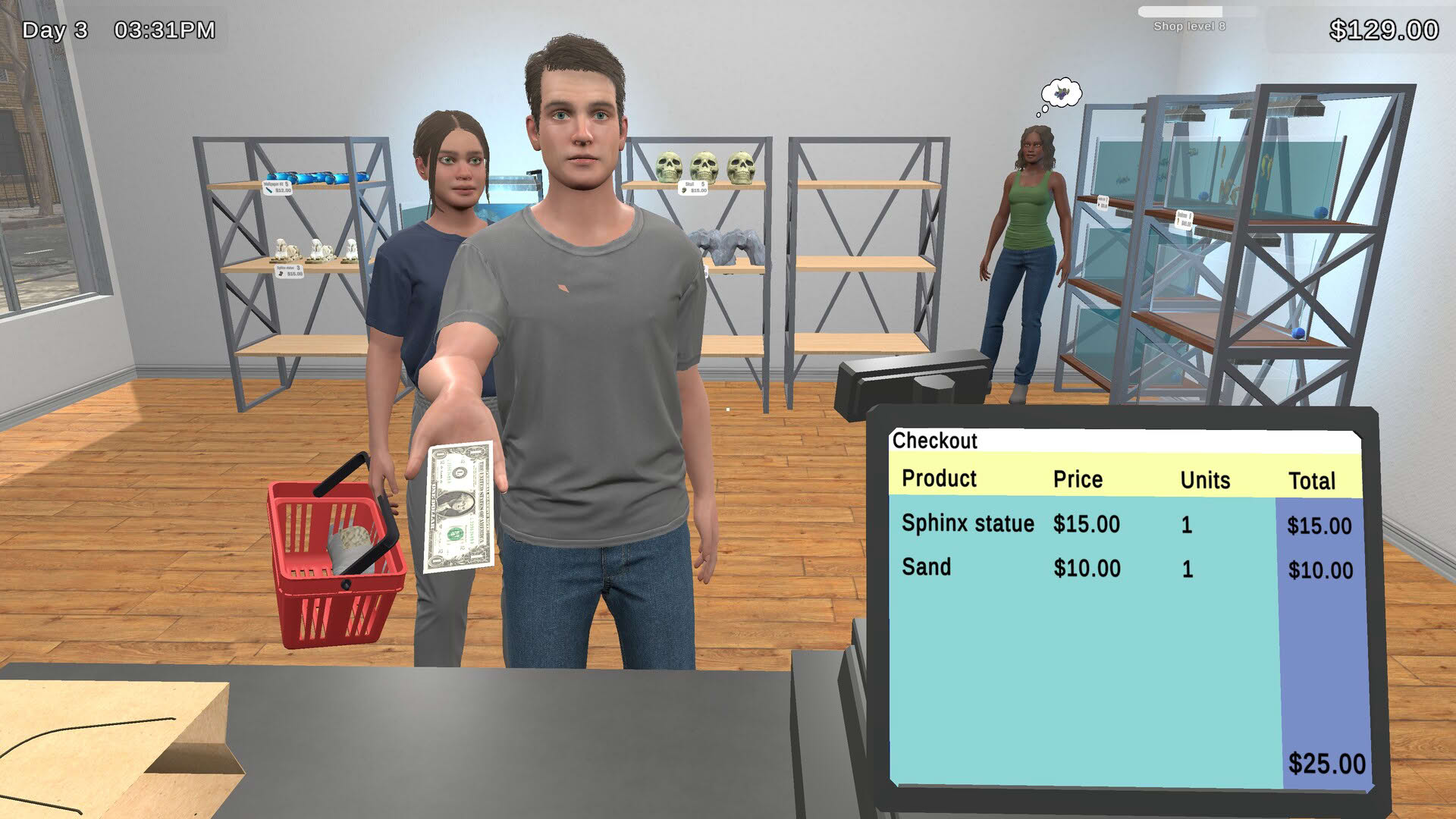 Screenshot for Fish Shop Simulator