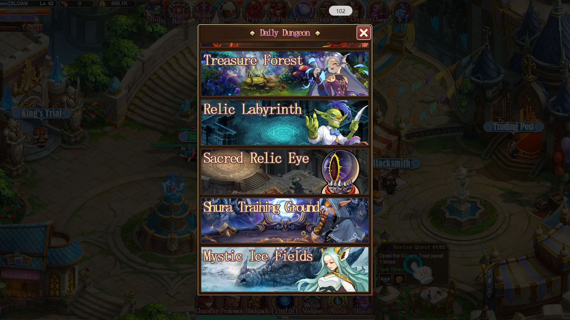 Screenshot for Runes of Legend