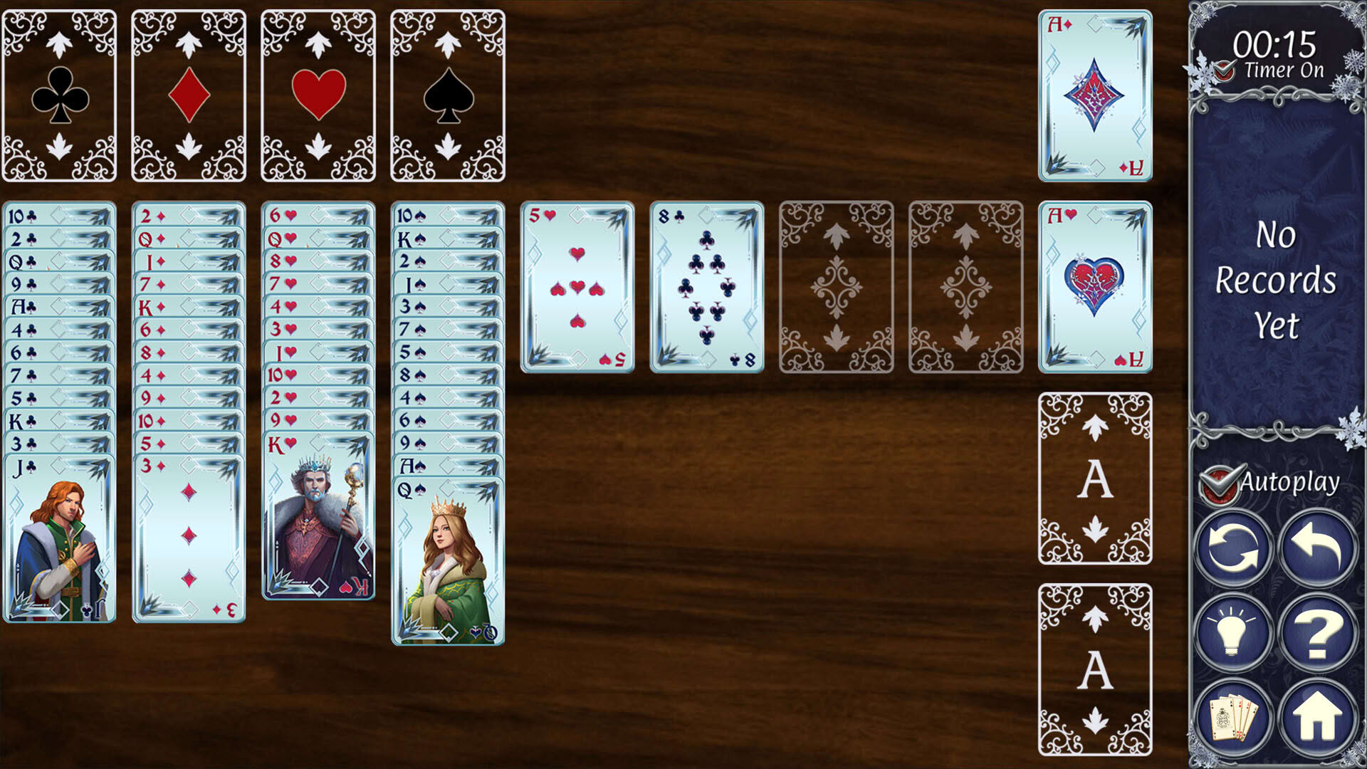 Screenshot for Jewel Match Solitaire Winterscapes 3: Collector's Edition