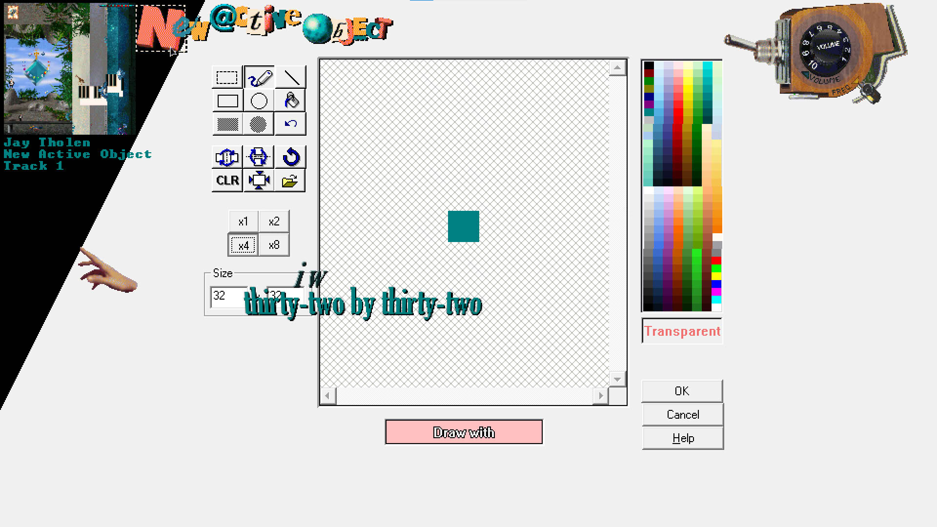 Screenshot for New Active Object