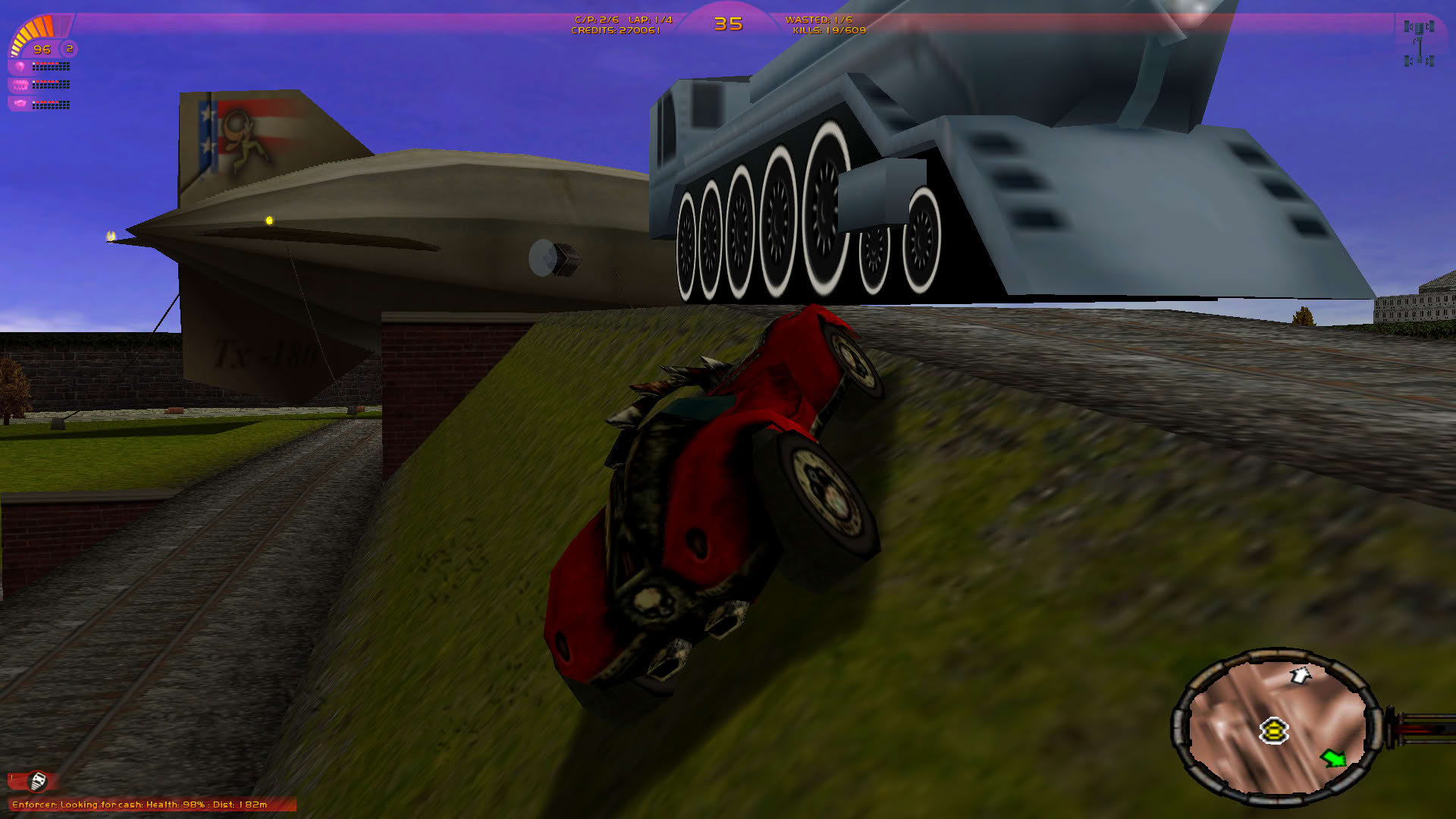 Screenshot for Carmageddon TDR 2000