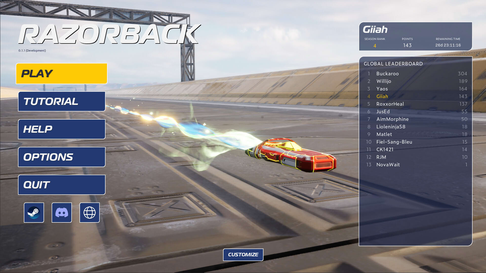 Screenshot for Razorback