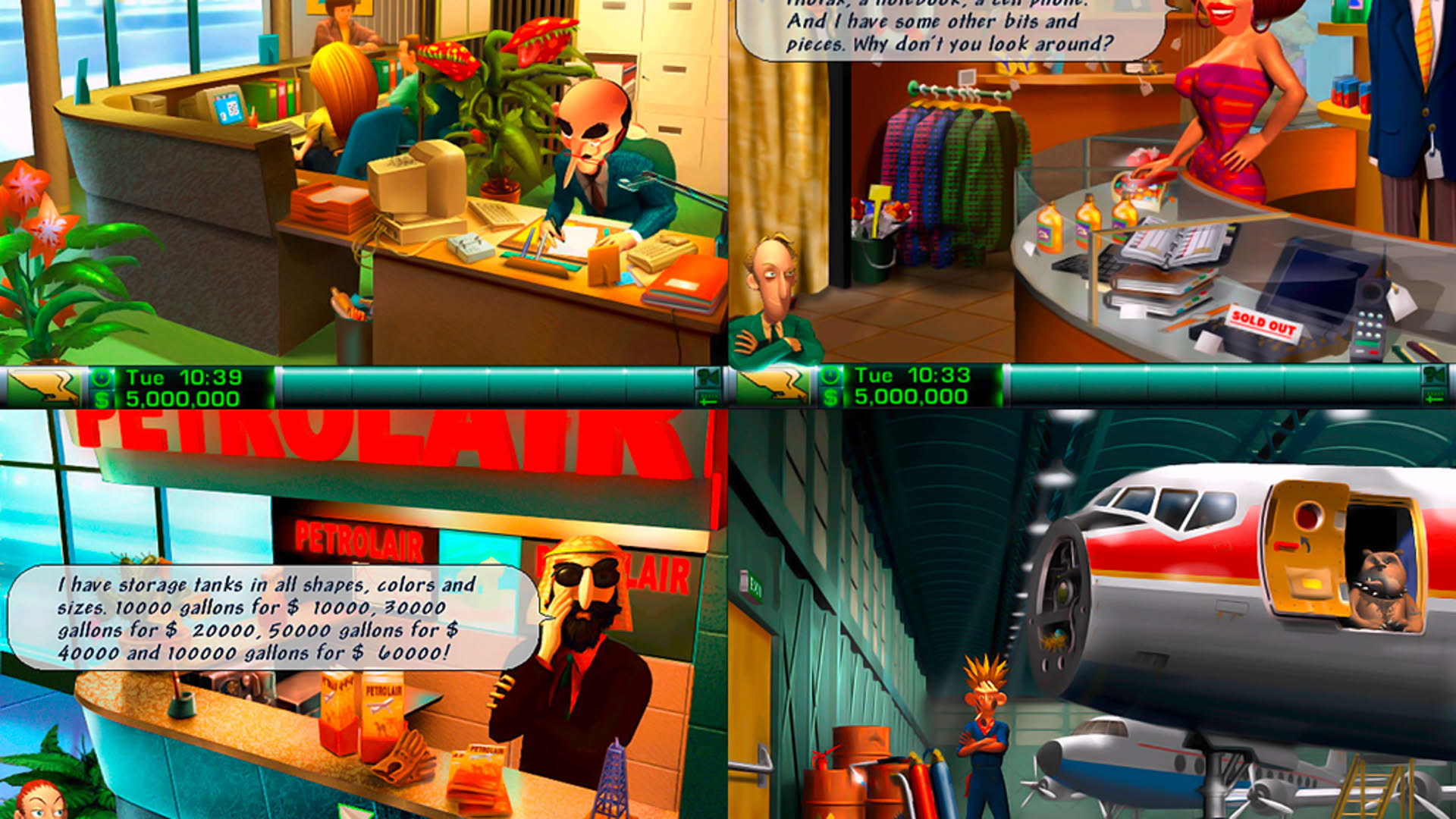 Screenshot for Airline Tycoon