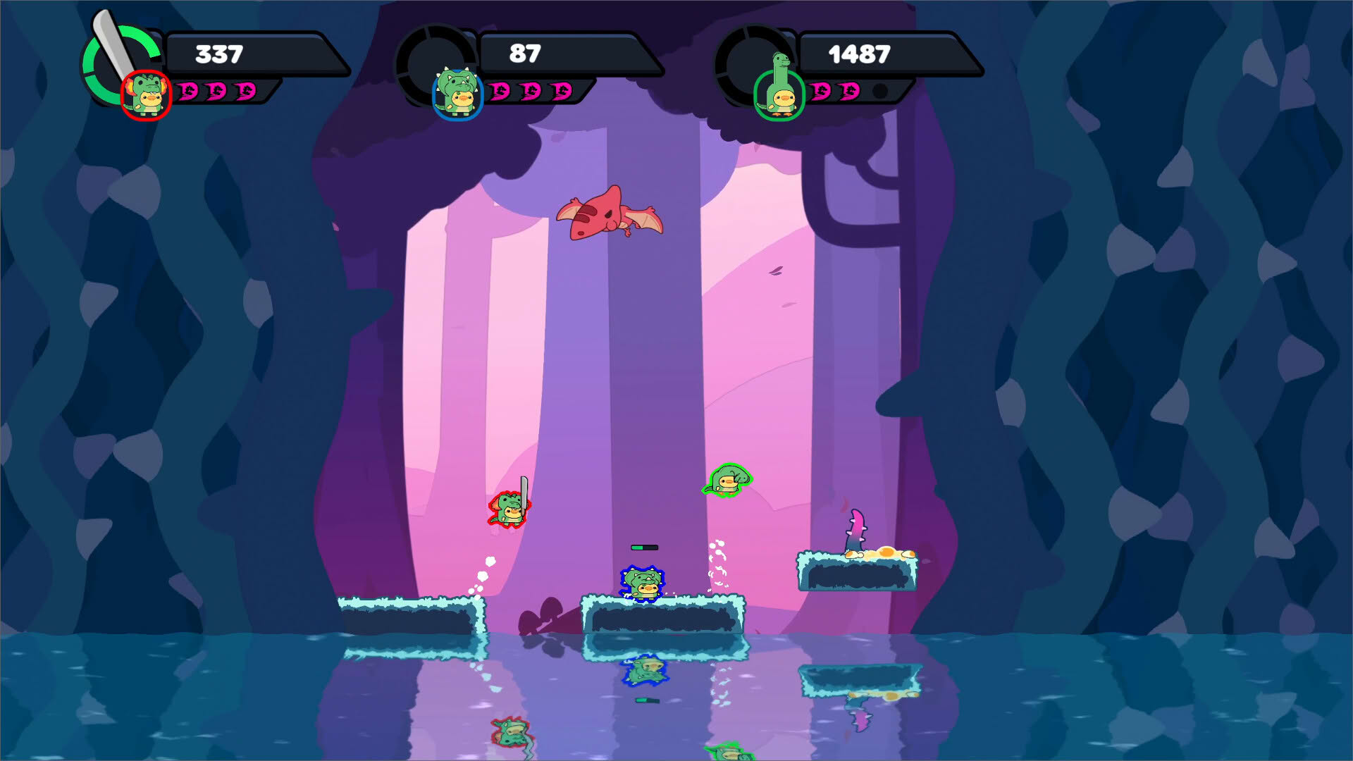 Screenshot for Dino-Ducks Dash