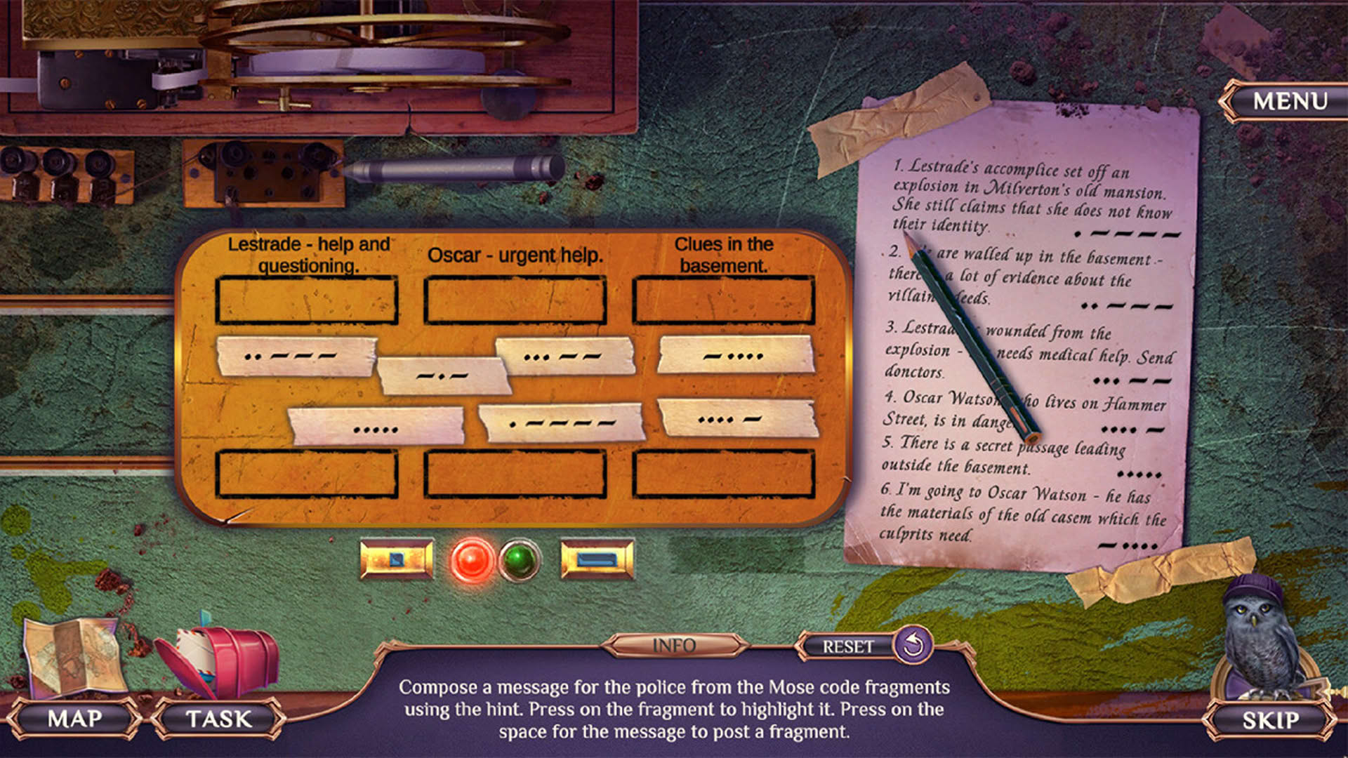 Screenshot for Ms. Holmes: The Milverton Plot - Collector's Edition