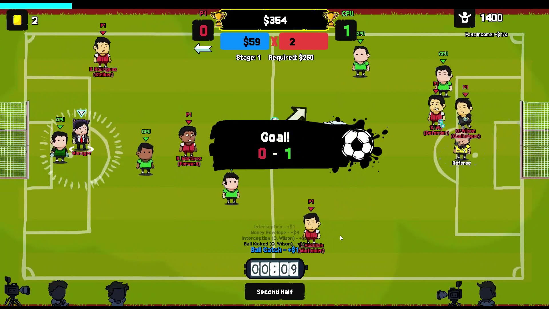 Screenshot for Super Senseless Soccer