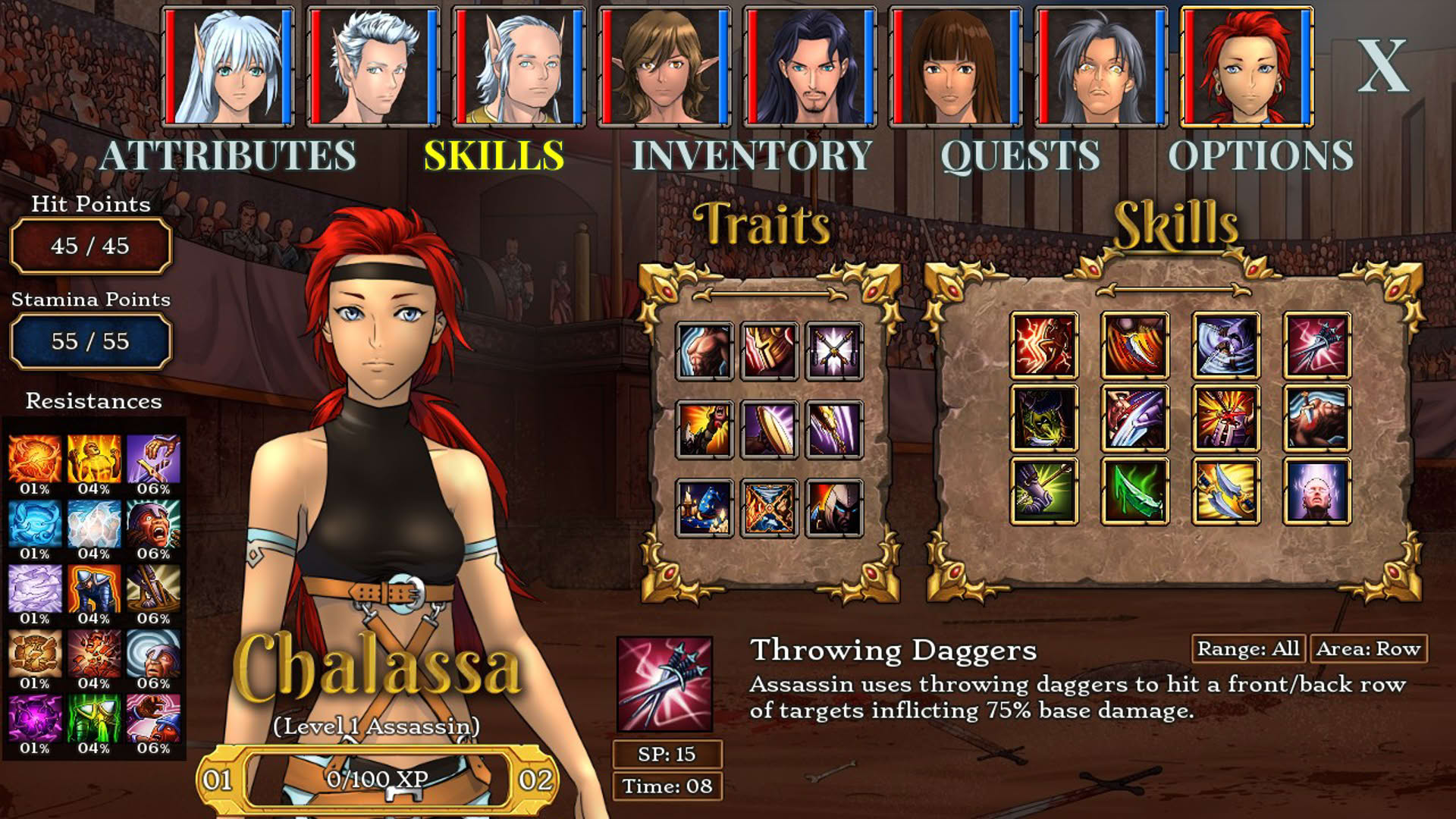 Screenshot for Tales of Aravorn: Seasons of the Wolf