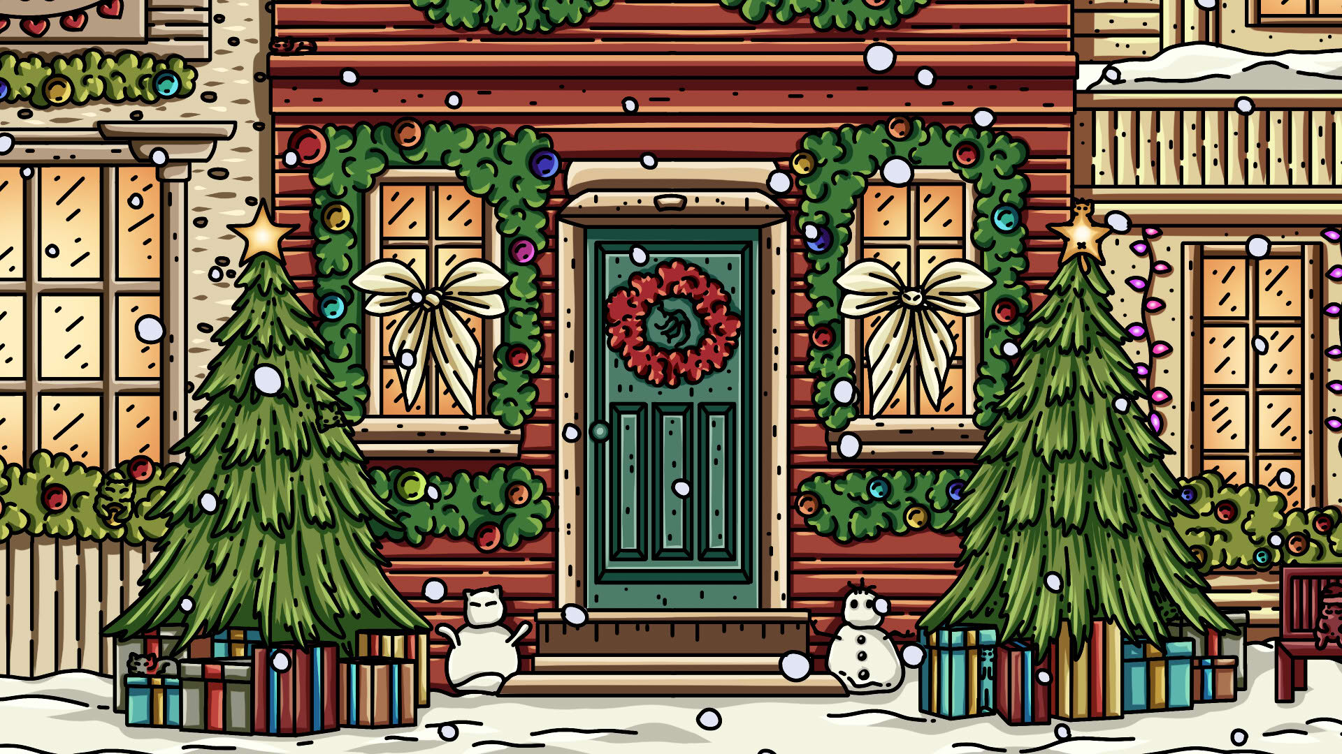 Screenshot for 100 New Year Cats