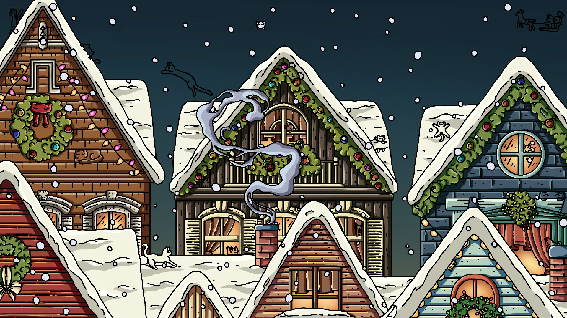 Screenshot for 100 New Year Cats