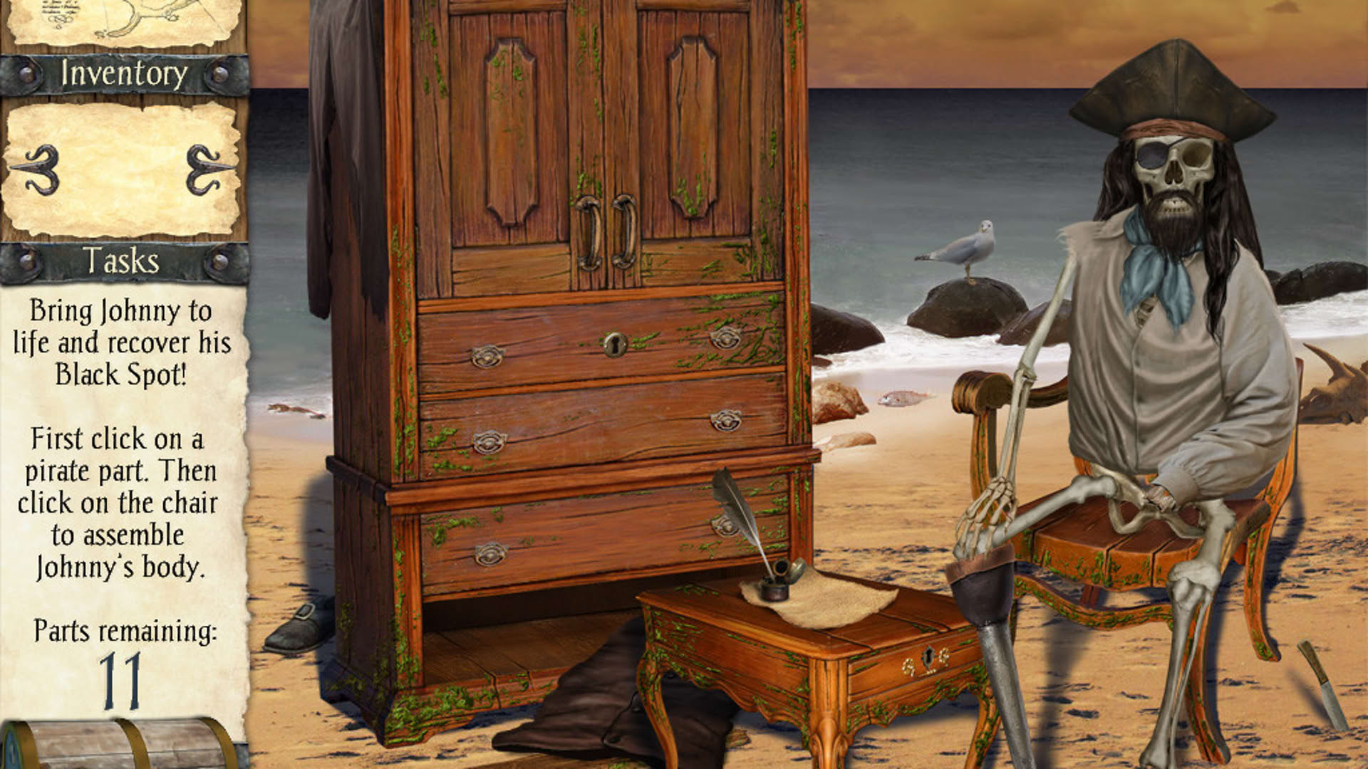 Screenshot for Robinson Crusoe and the Cursed Pirates