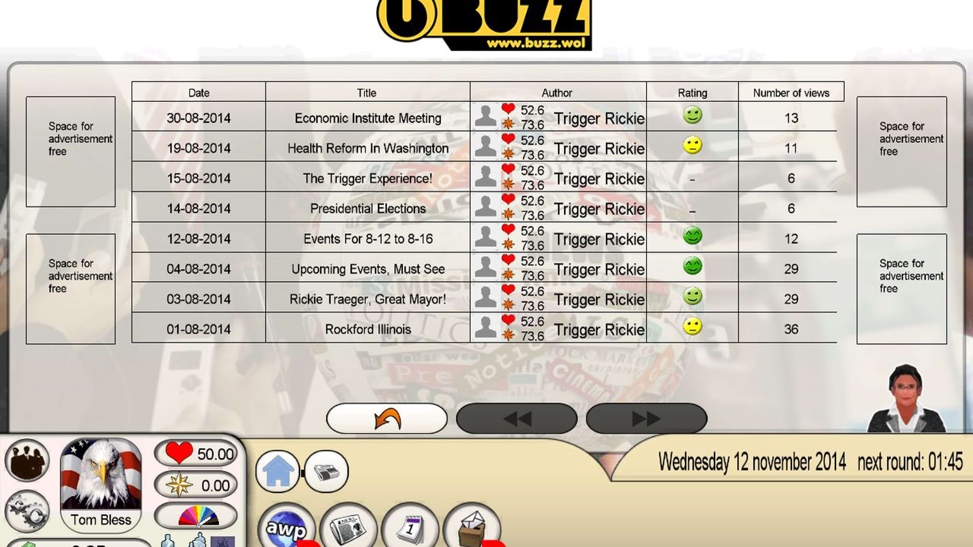 Screenshot for World of Leaders