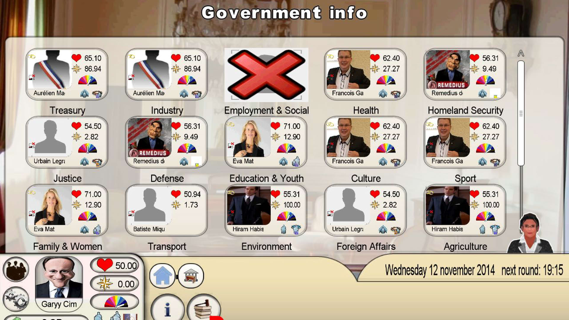 Screenshot for World of Leaders