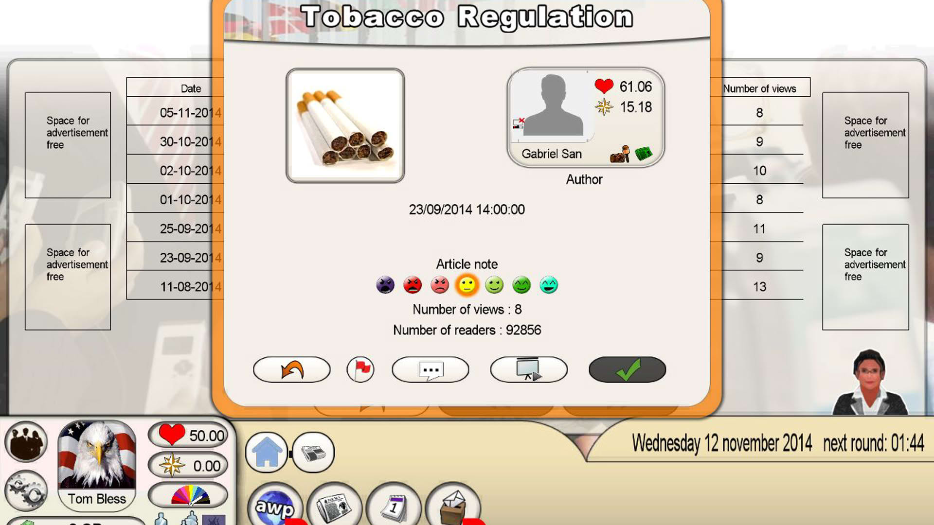 Screenshot for World of Leaders