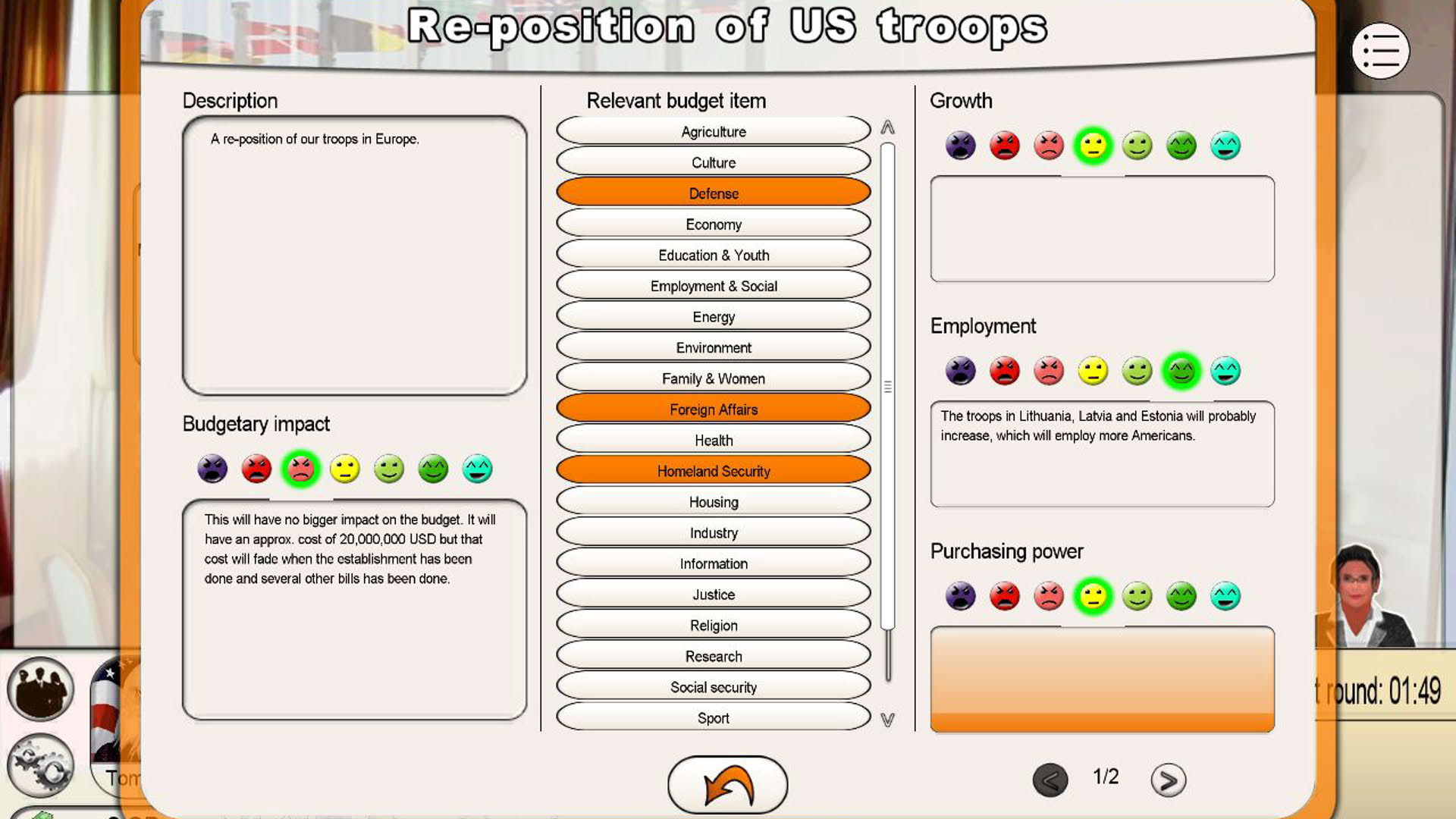 Screenshot for World of Leaders