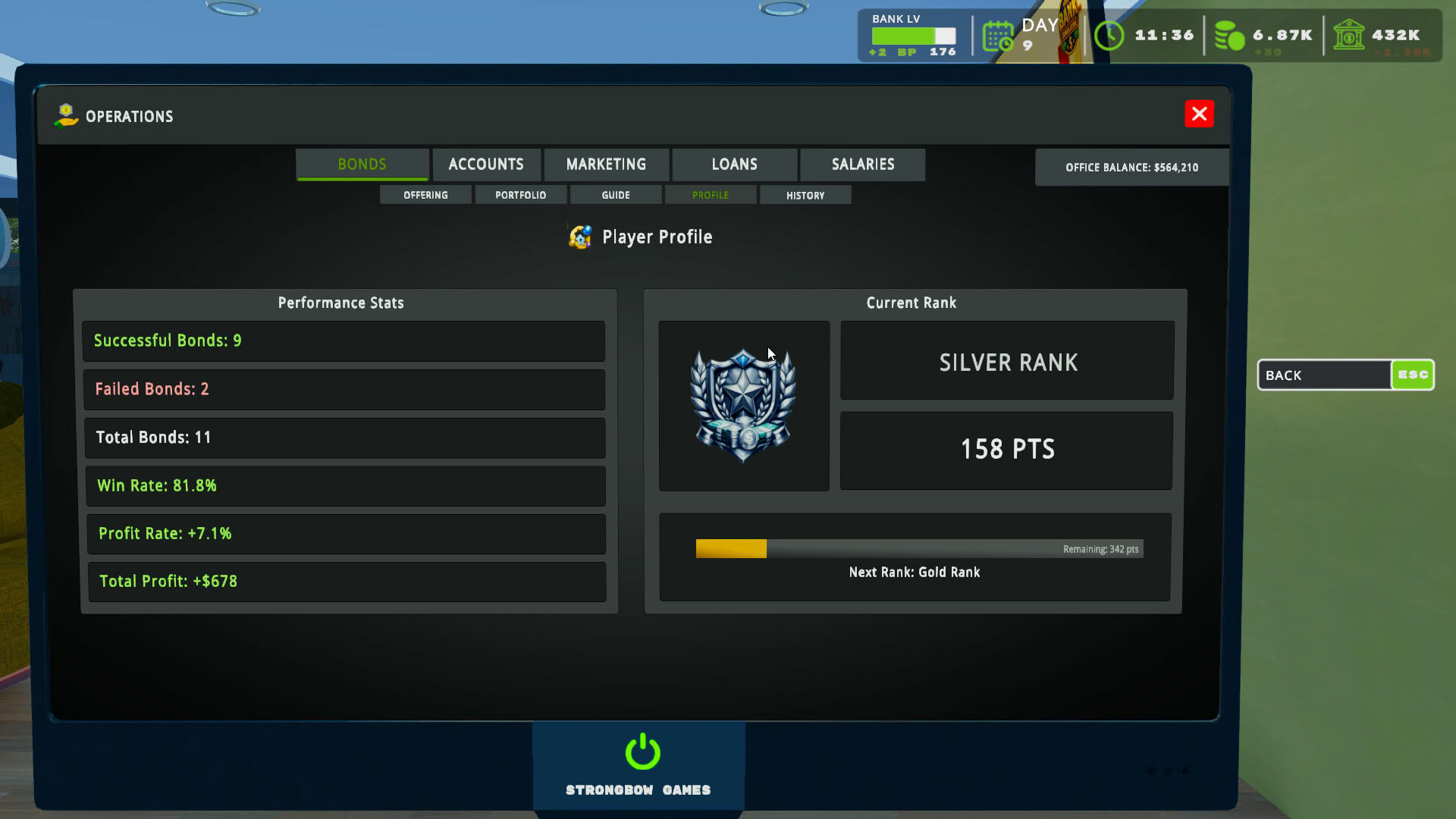 Screenshot for Bank Simulator