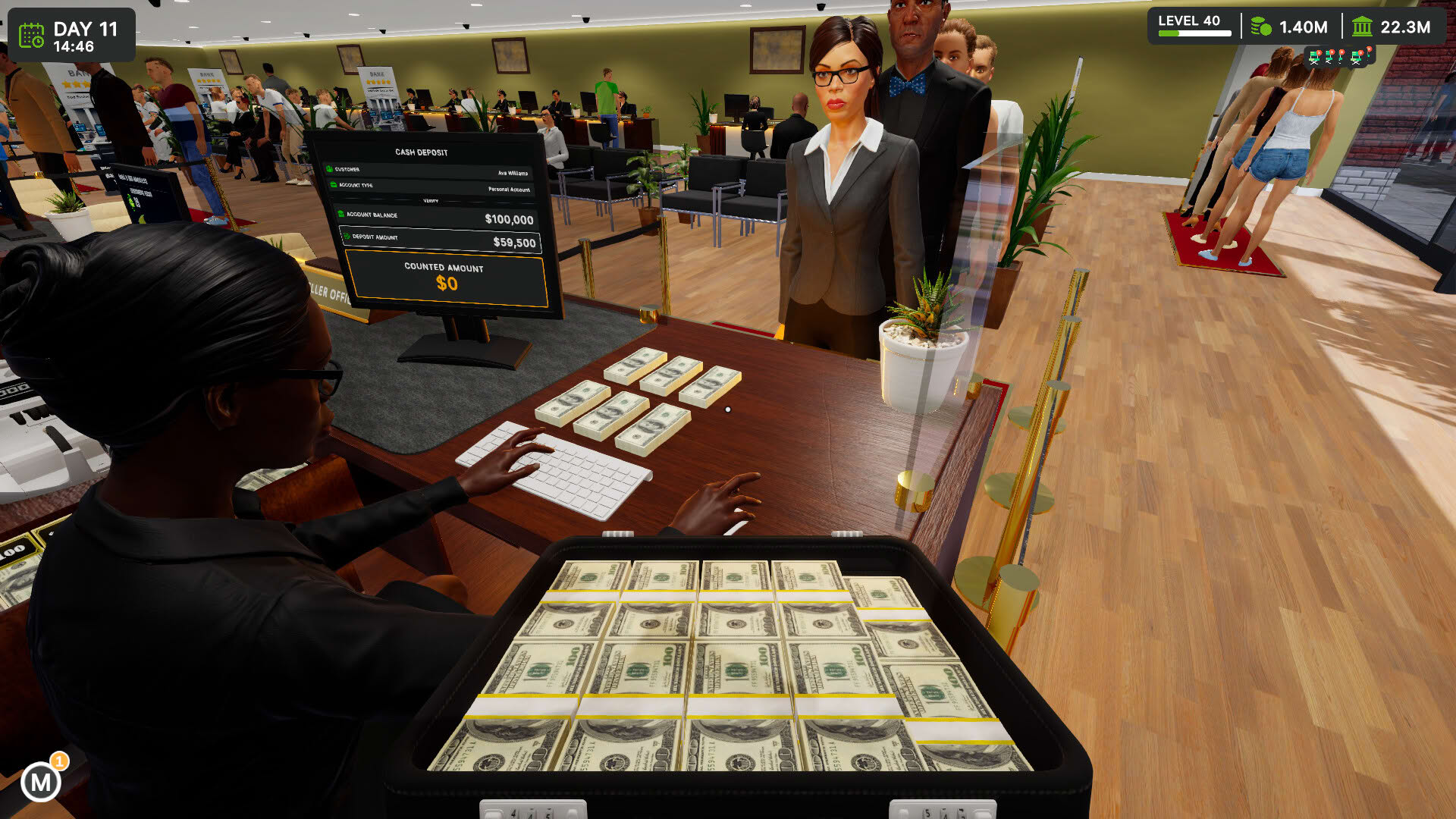 Screenshot for Bank Simulator