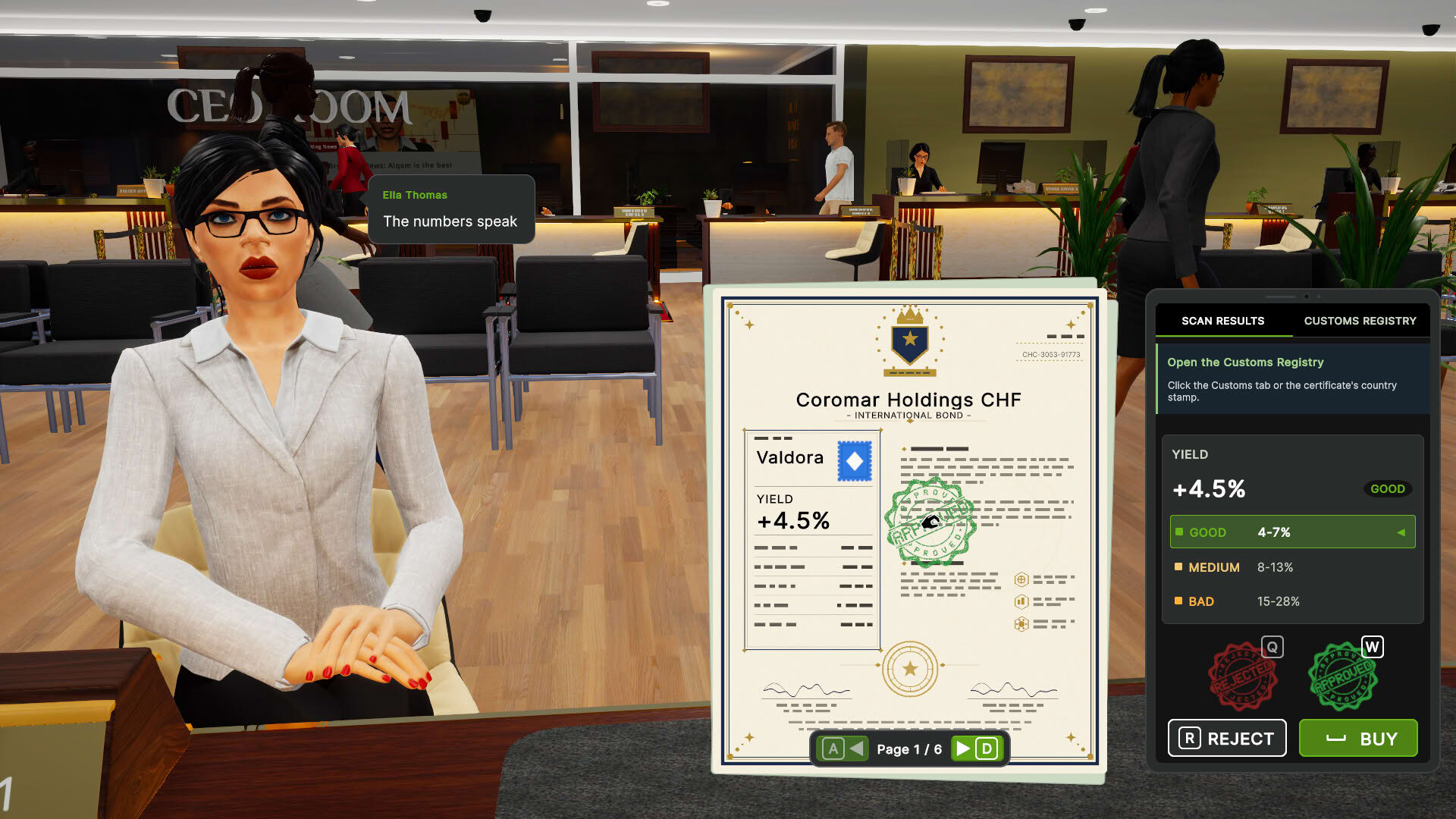 Screenshot for Bank Simulator