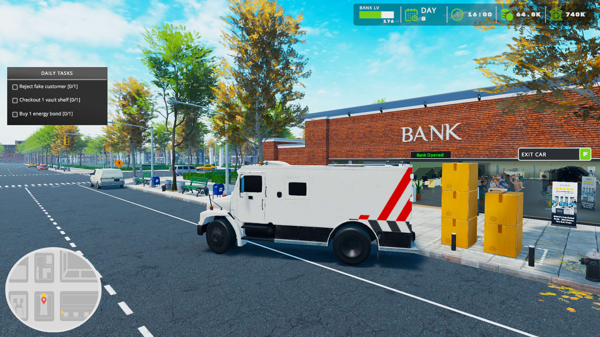 Screenshot for Bank Simulator