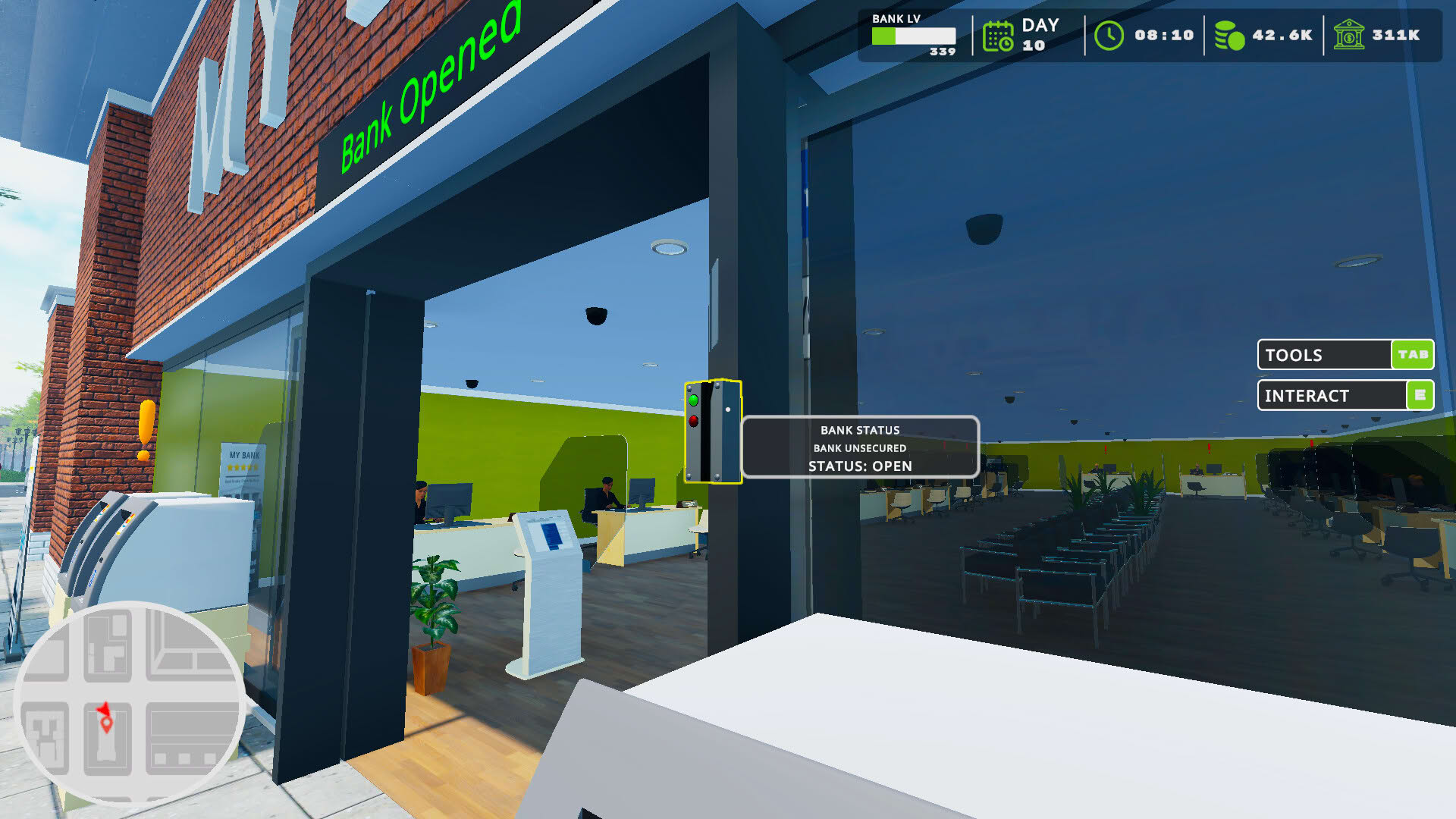 Screenshot for Bank Simulator