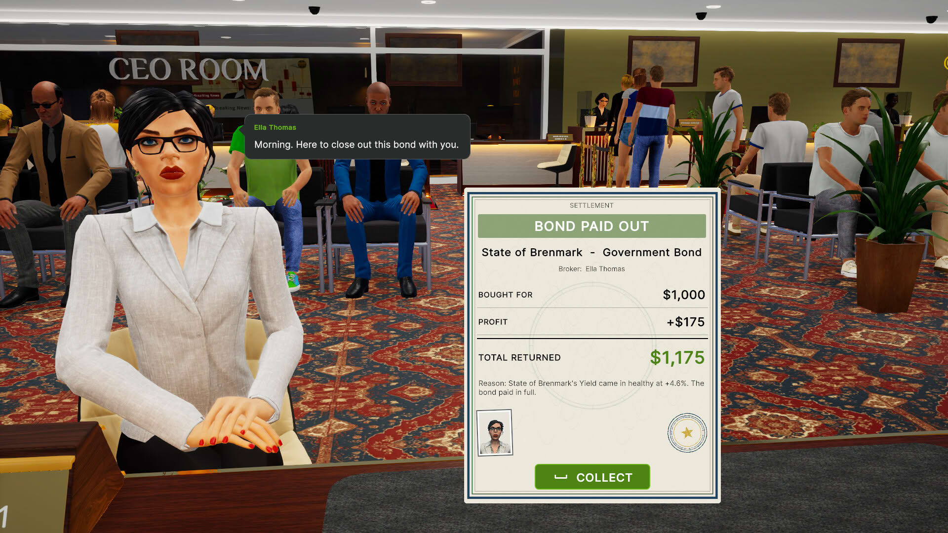 Screenshot for Bank Simulator