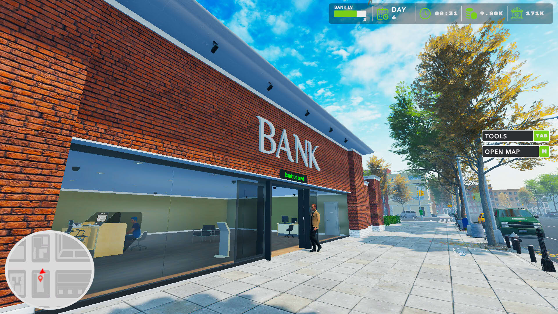 Screenshot for Bank Simulator