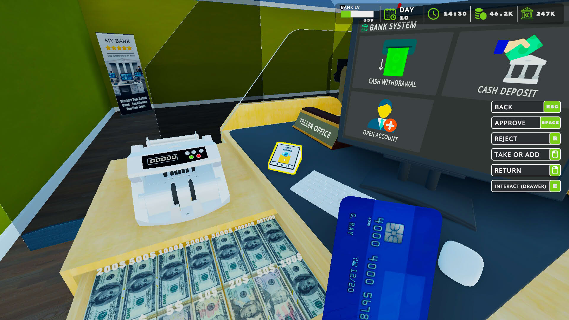 Screenshot for Bank Simulator