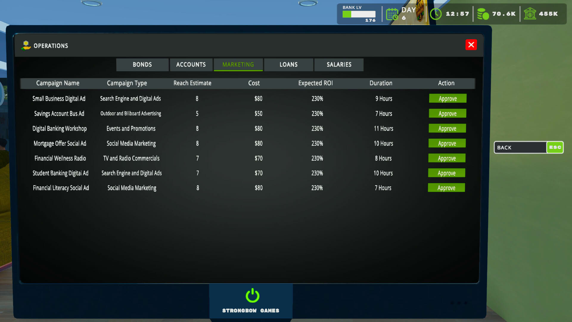Screenshot for Bank Simulator