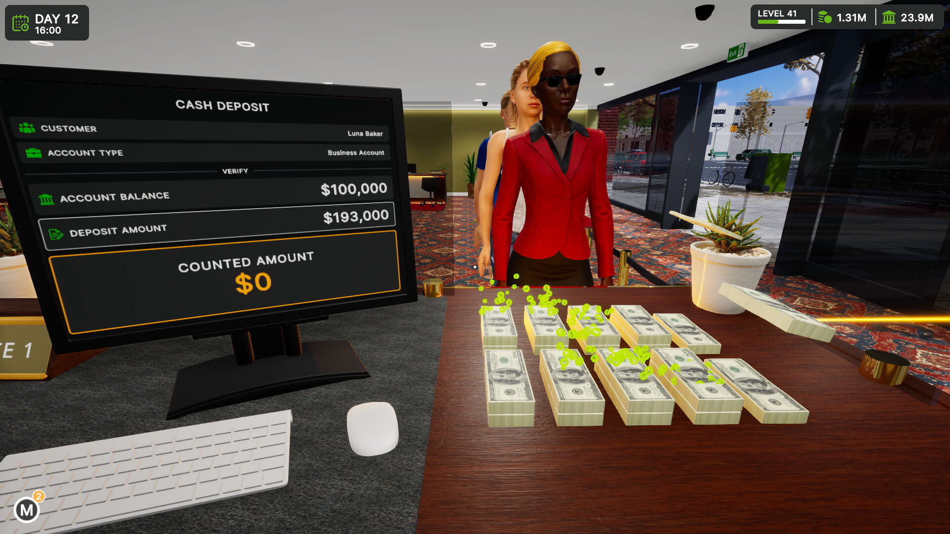 Screenshot for Bank Simulator