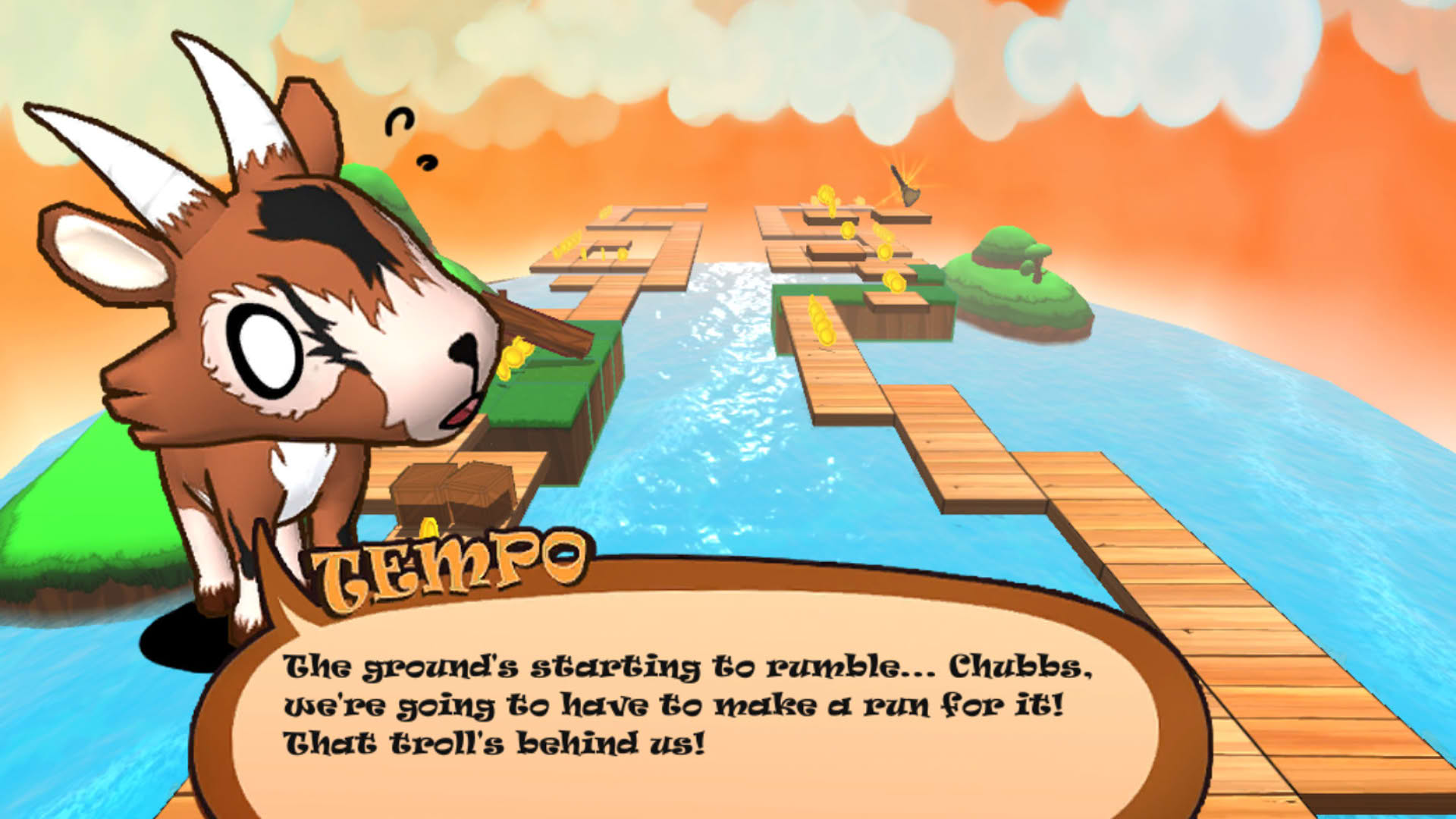 Screenshot for Goats on a Bridge