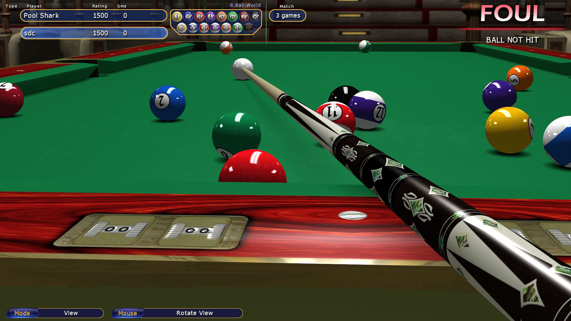 Screenshot for Virtual Pool 4