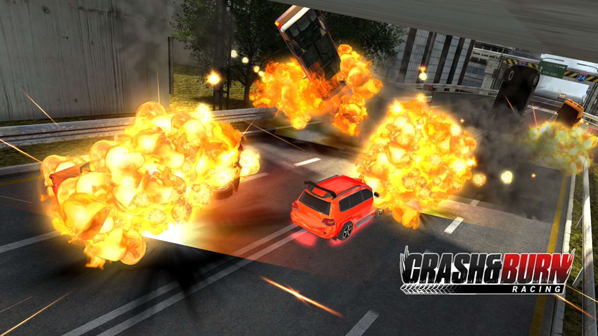 Screenshot for Crash and Burn Racing