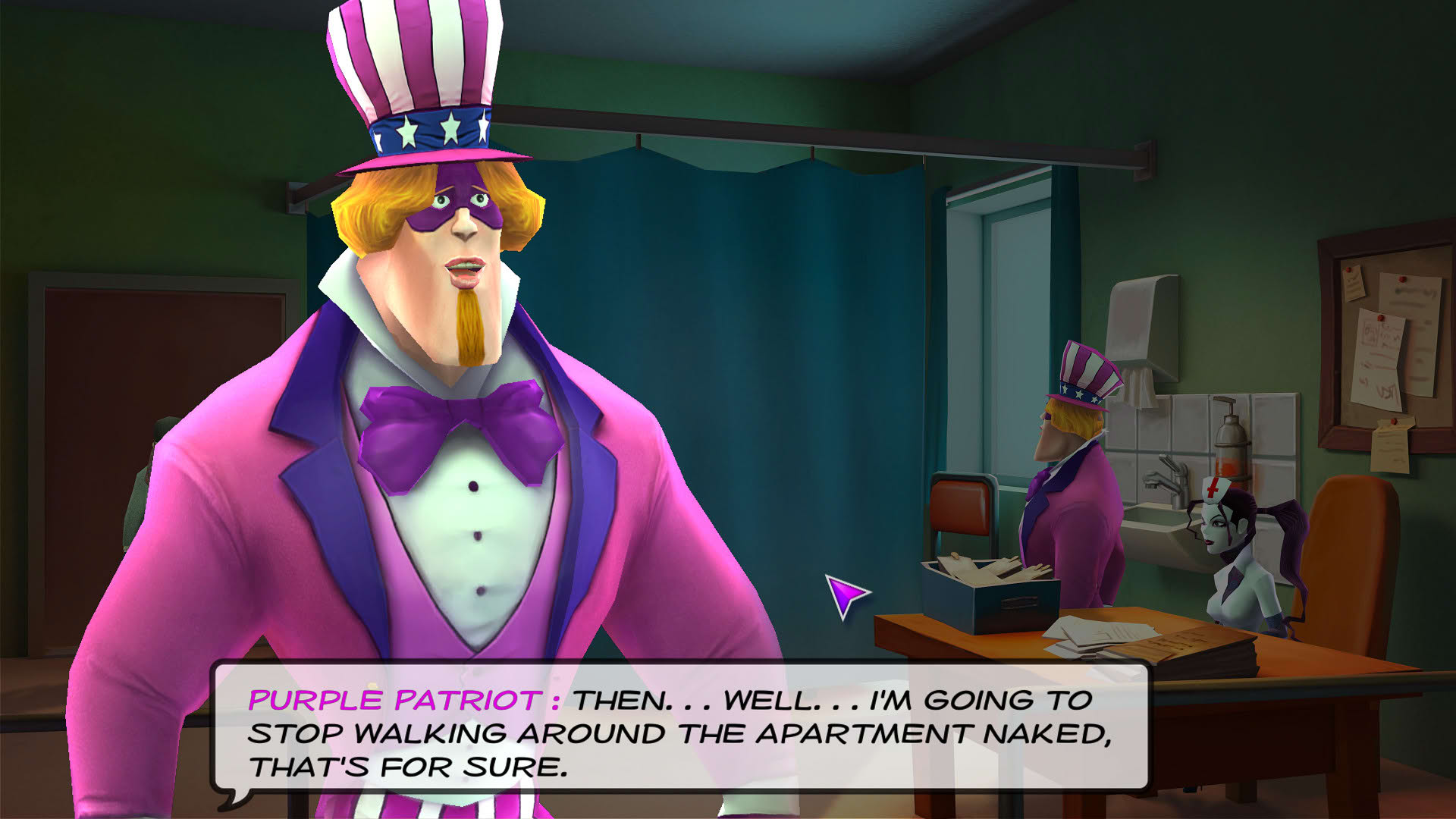 Screenshot for Supreme League of Patriots Issue 2: Patriot Frames