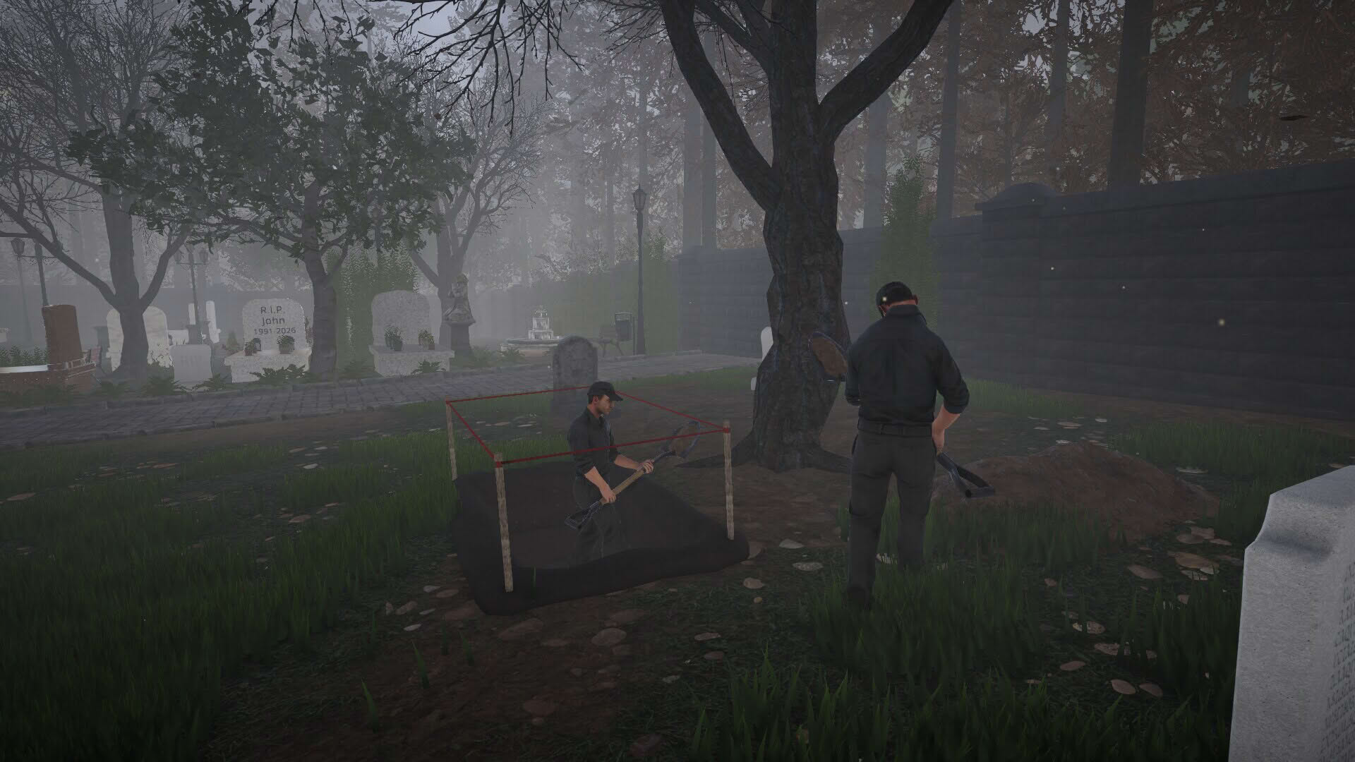Screenshot for Cemetery Simulator