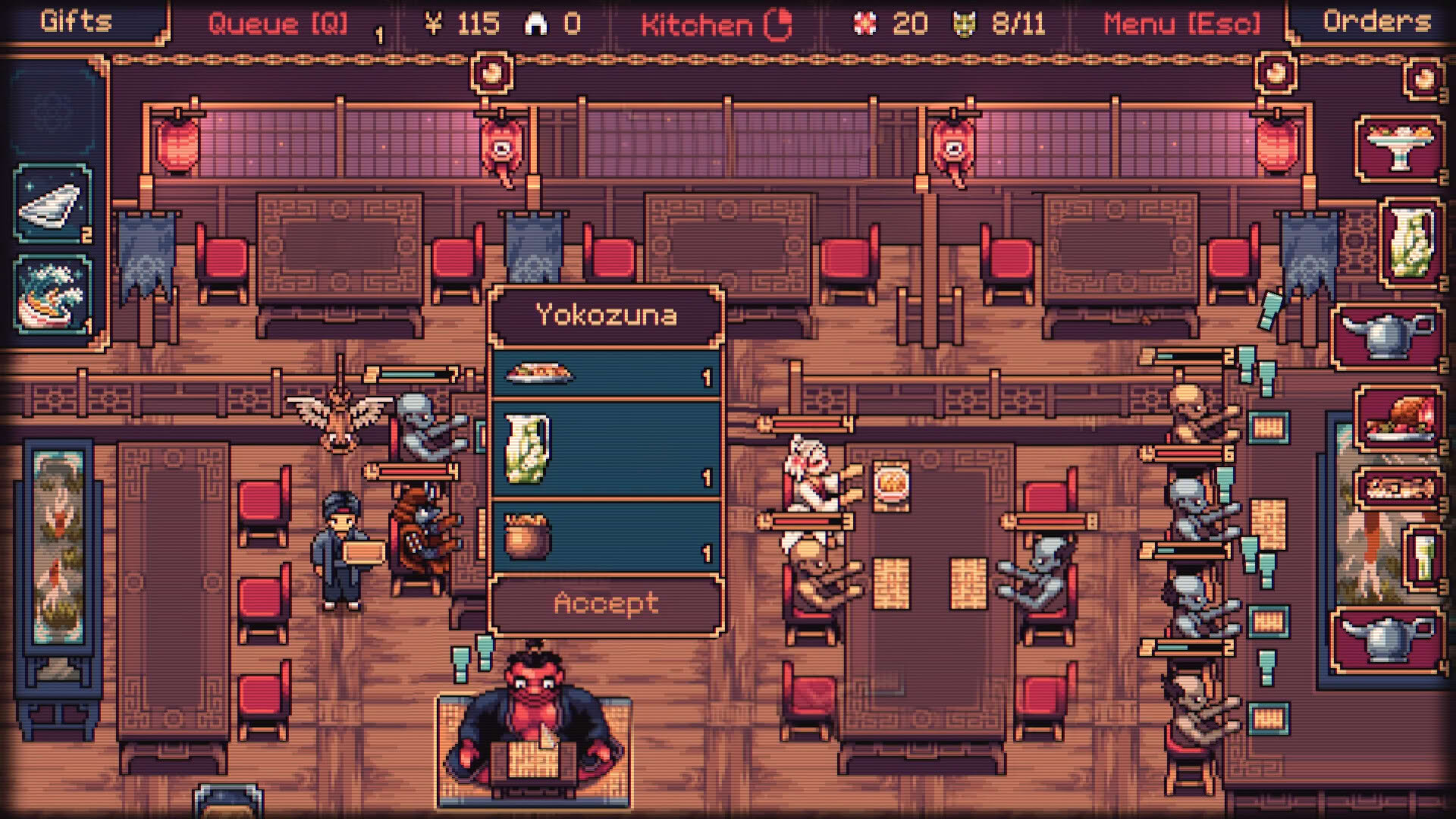 Screenshot for The Way of the Tray: Japanese Restaurant Simulator