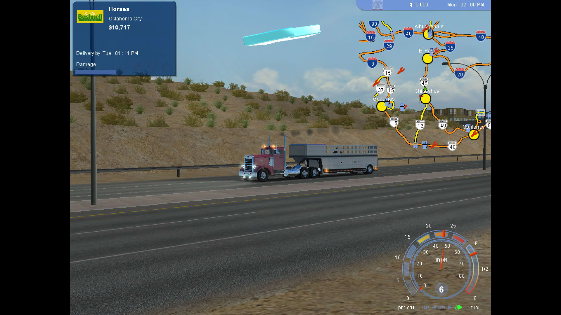 Screenshot for 18 Wheels of Steel: Pedal to the Metal