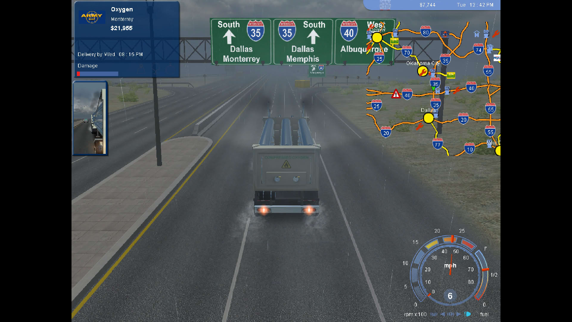 Screenshot for 18 Wheels of Steel: Pedal to the Metal