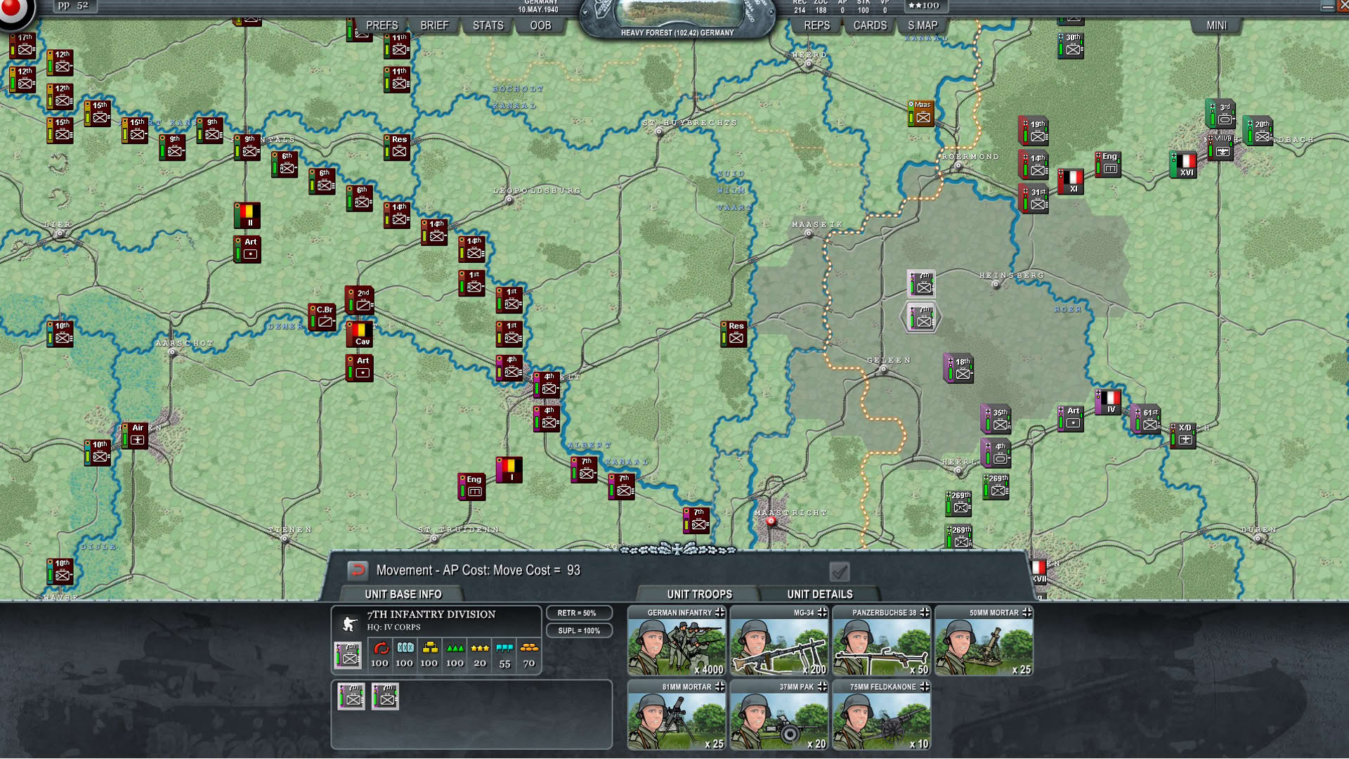 Screenshot for Decisive Campaigns: The Blitzkrieg from Warsaw to Paris