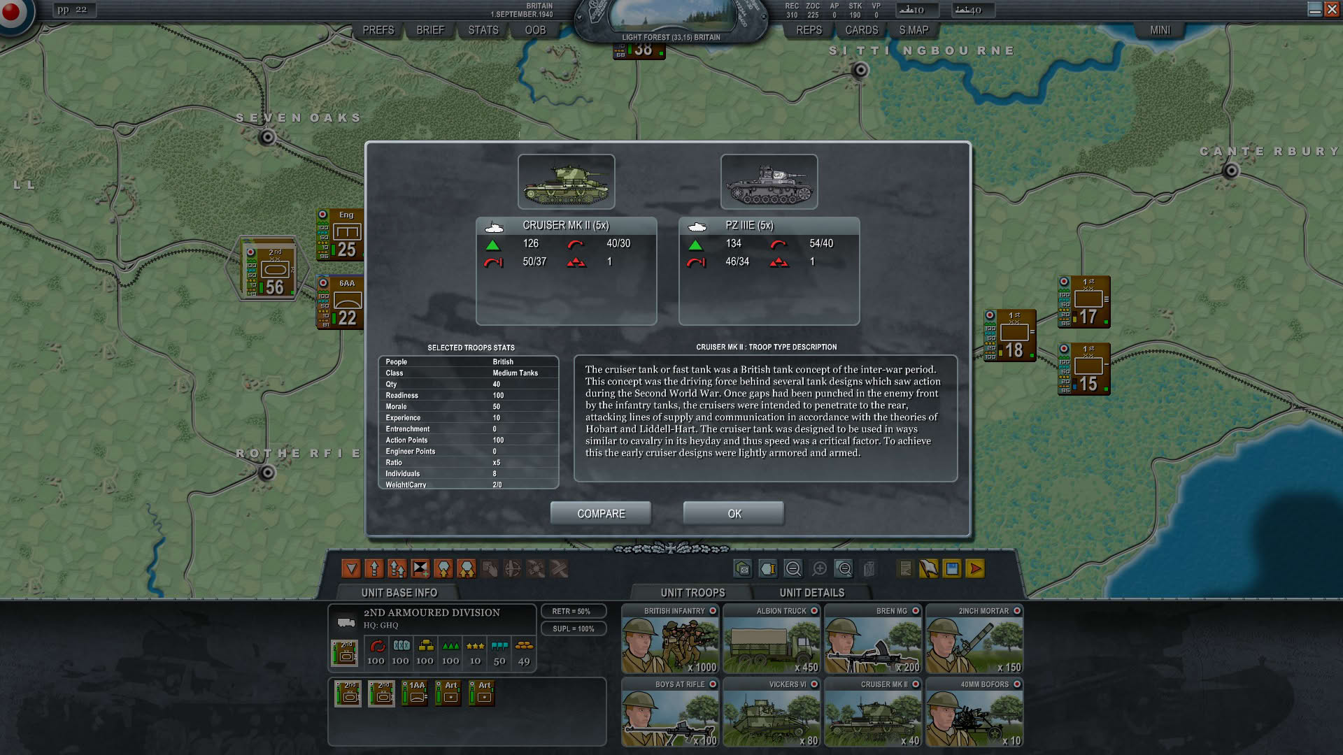 Screenshot for Decisive Campaigns: The Blitzkrieg from Warsaw to Paris