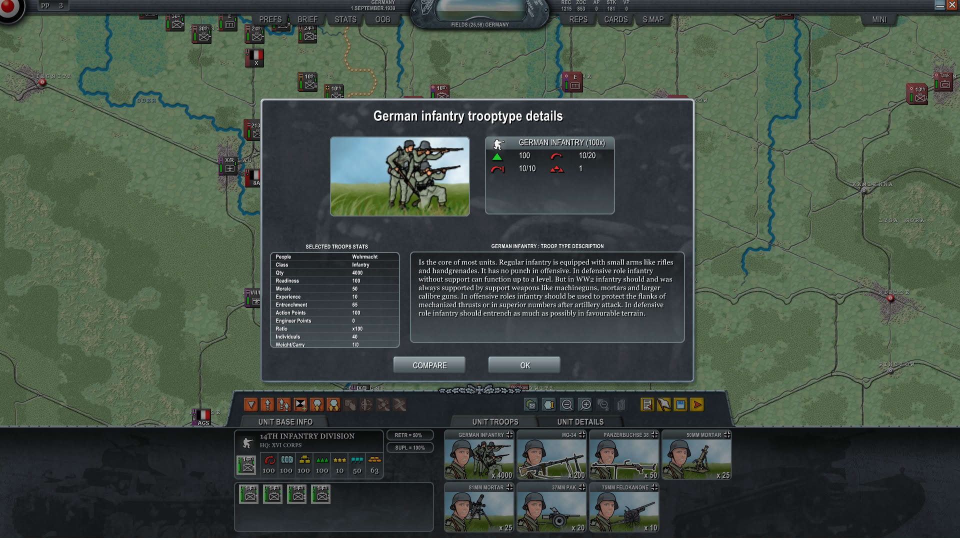 Screenshot for Decisive Campaigns: The Blitzkrieg from Warsaw to Paris
