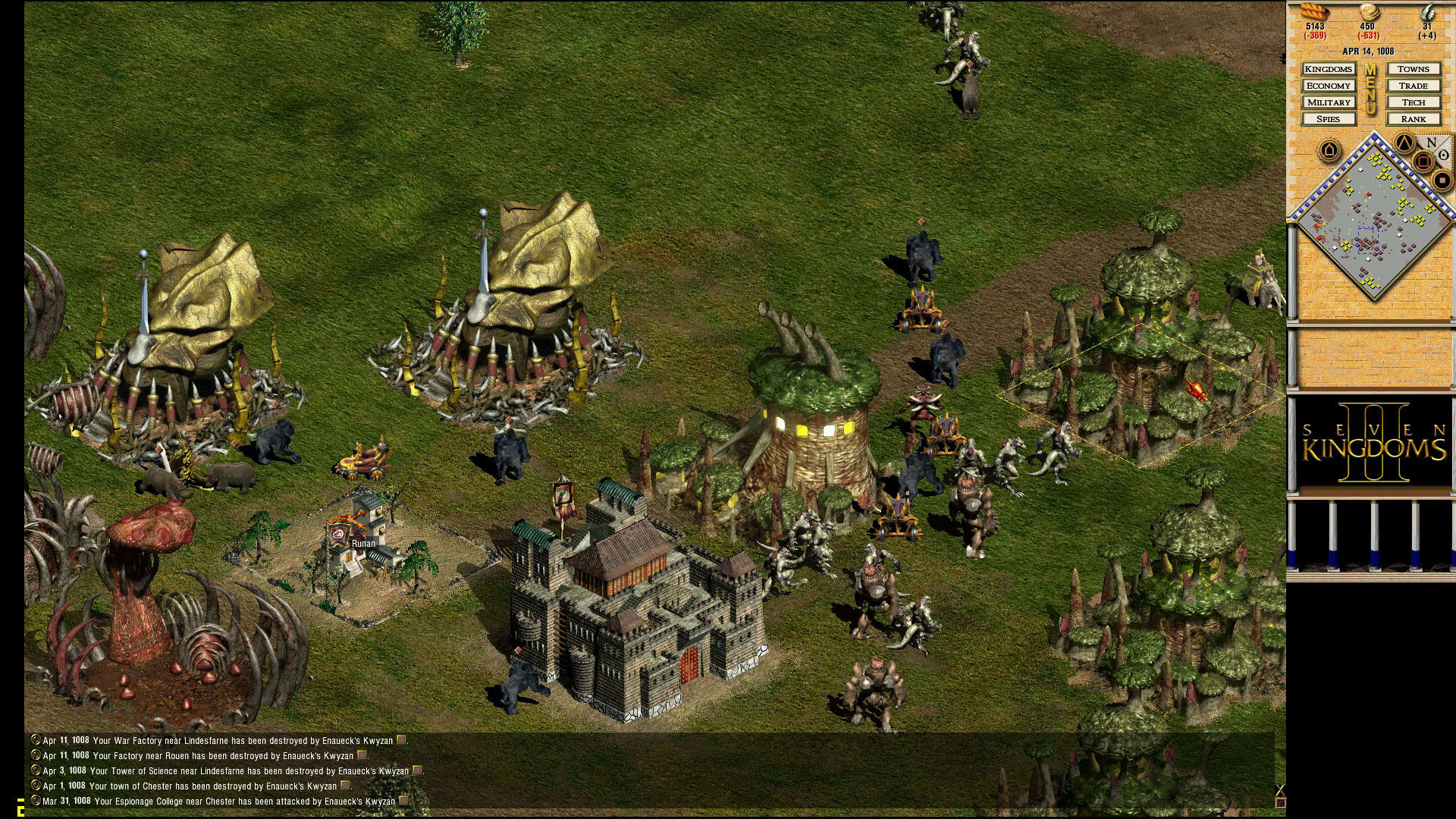Screenshot for Seven Kingdoms 2 HD