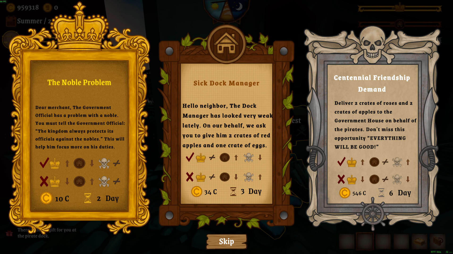 Screenshot for Island Market Simulator