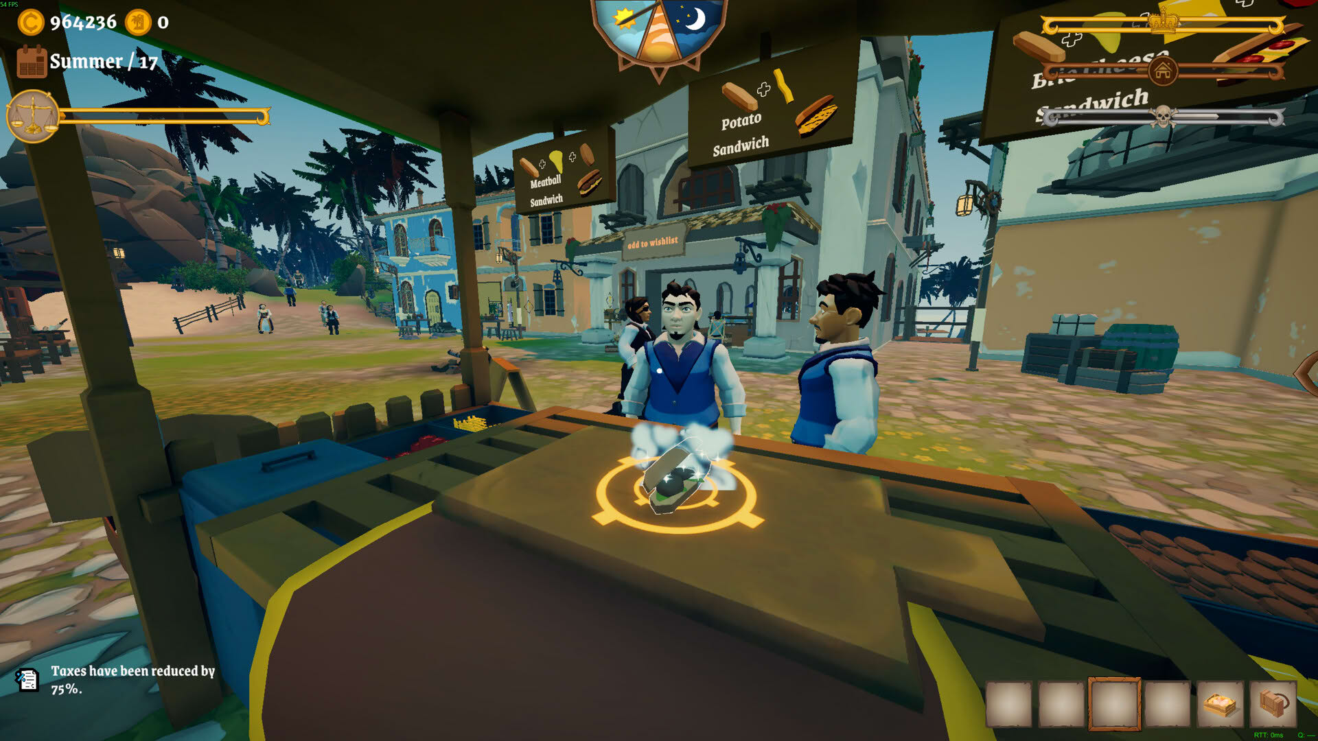 Screenshot for Island Market Simulator