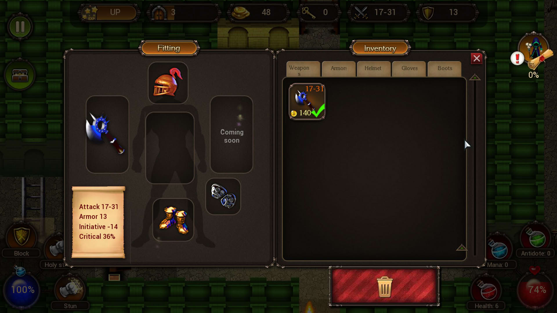 Screenshot for Dungeon of Gain