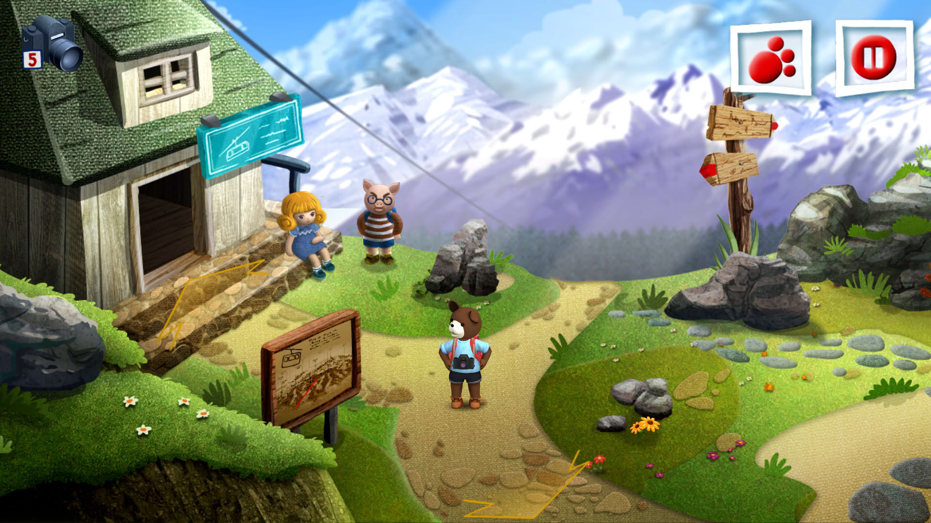 Screenshot for Teddy Floppy Ear: Mountain Adventure